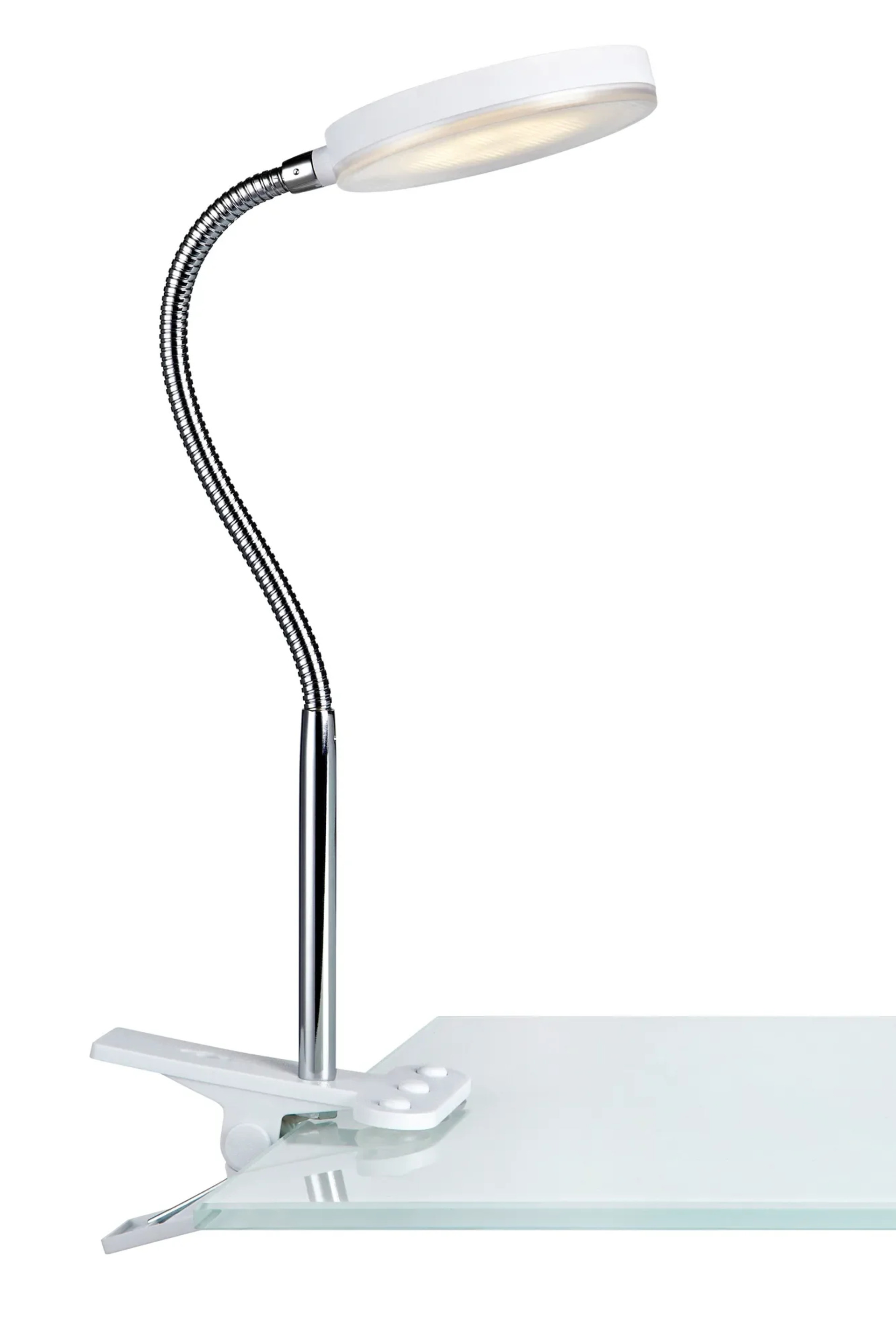 Levně MARKSLOJD Markslöjd stolní lampa Flex Klip bílá