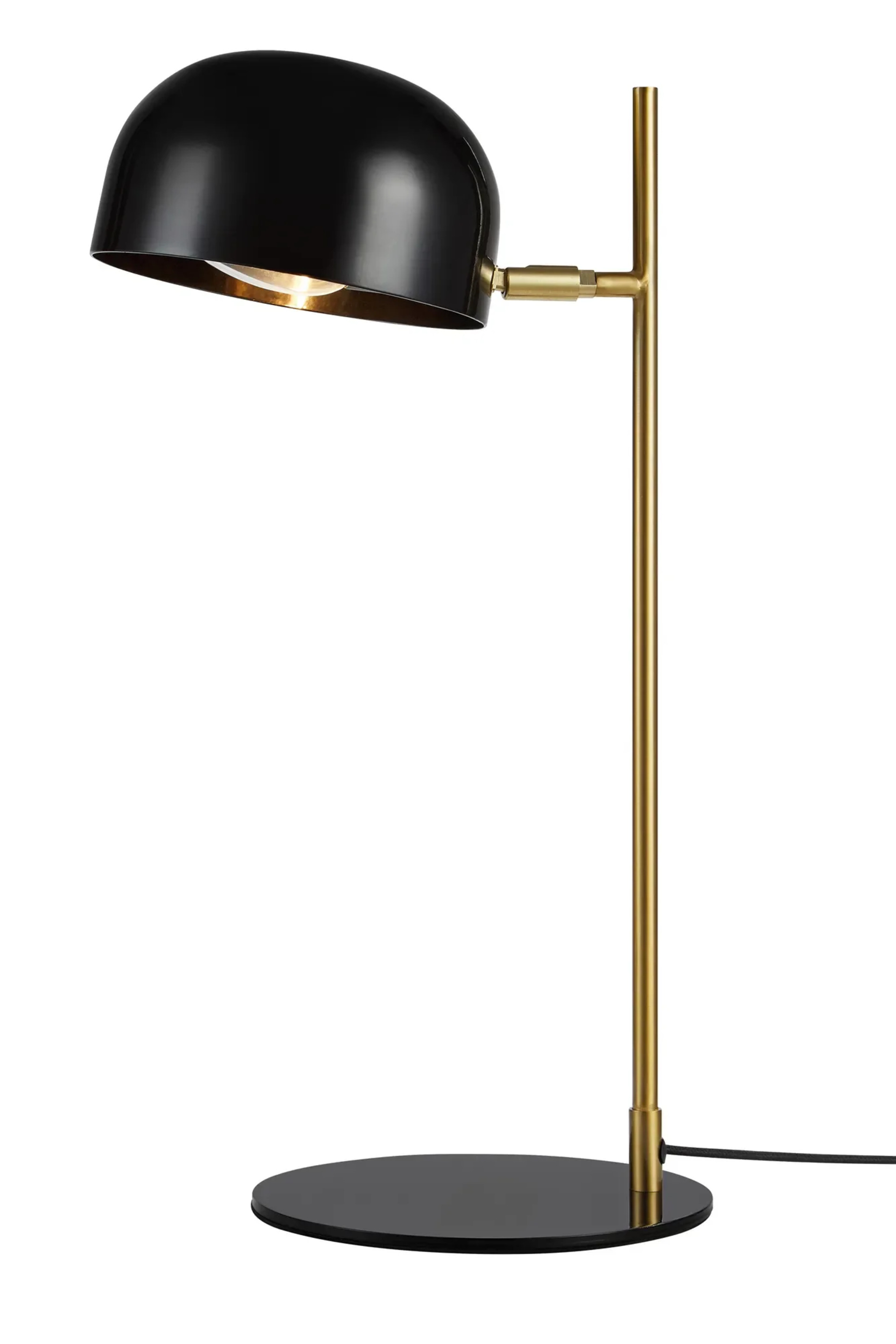 Levně MARKSLOJD Markslöjd stolní lampa Pose černá/mosaz