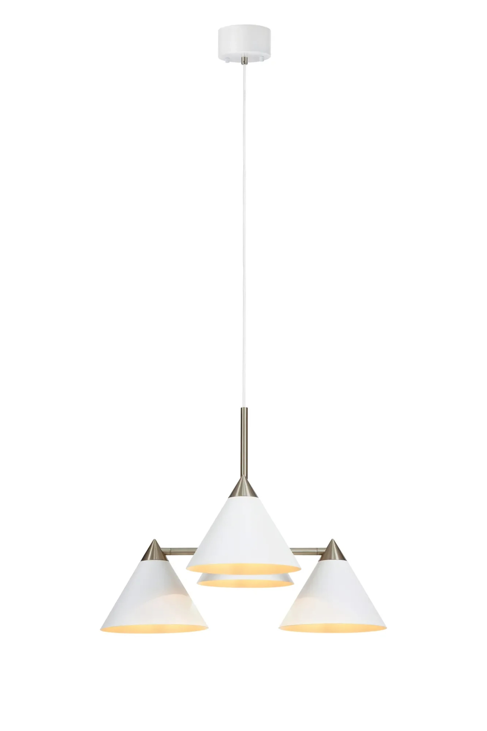 Levně MARKSLOJD Markslöjd Klint závěsné svítidlo bílé 4 lampy