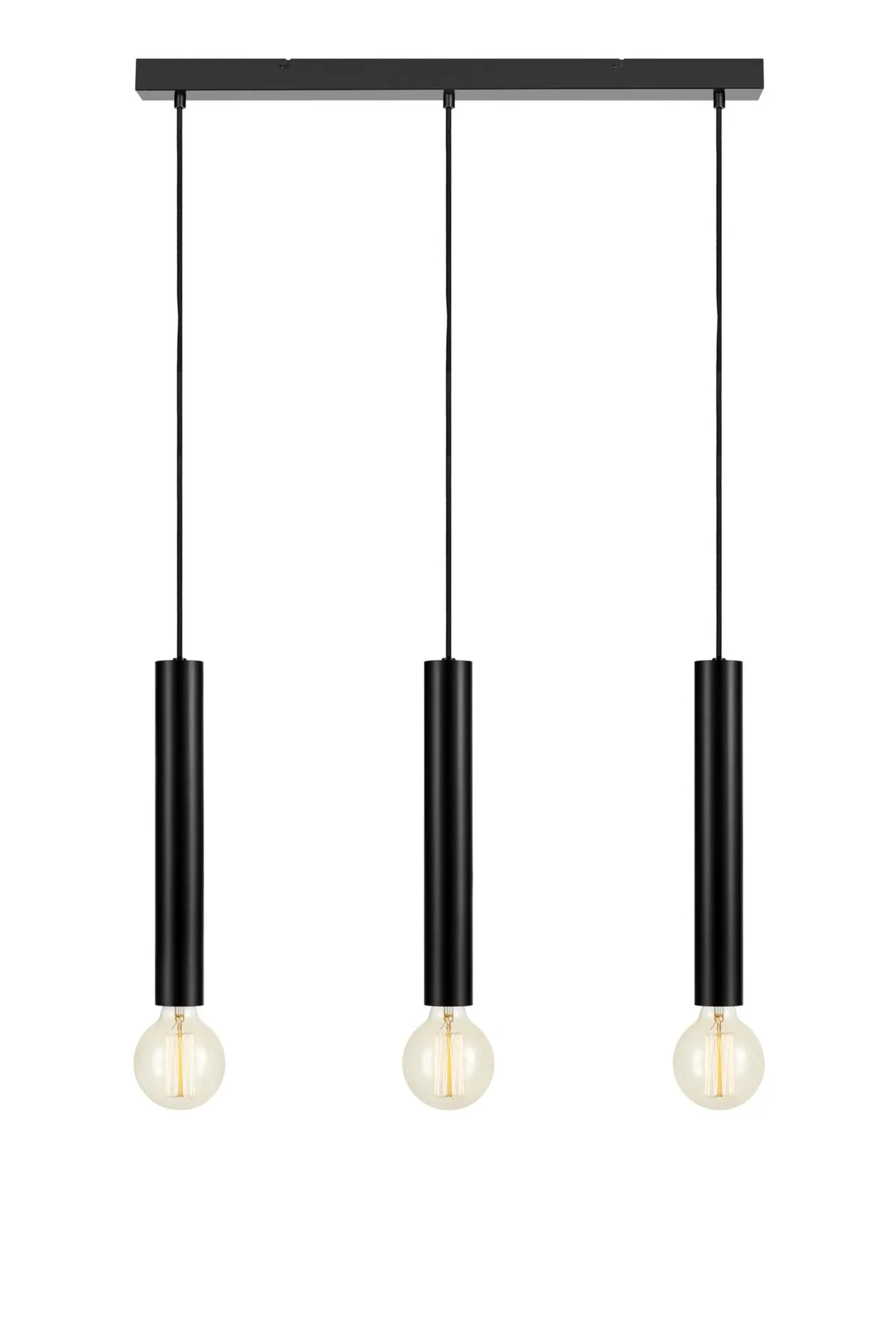 Levně MARKSLOJD Markslöjd Sencillo závěsné svítidlo černé 3 lampy