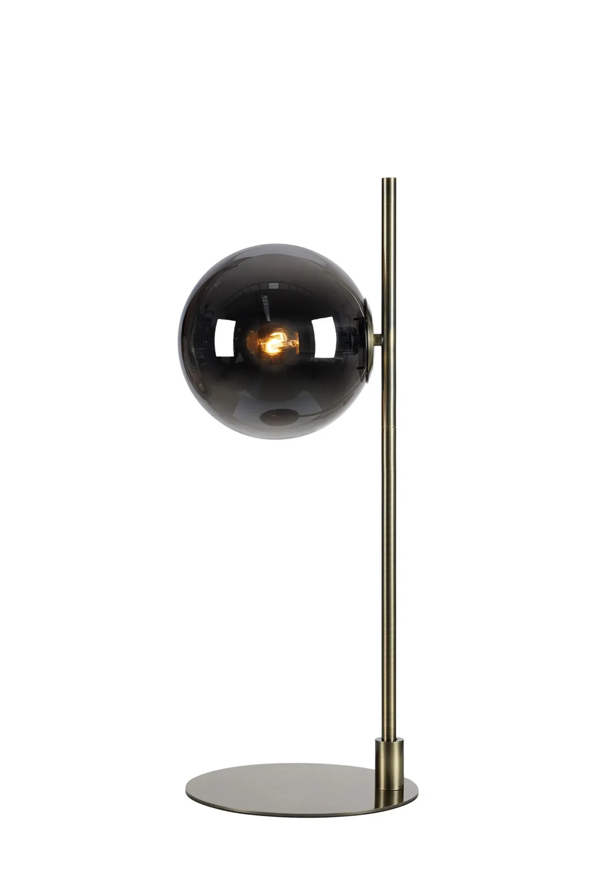 Levně MARKSLOJD Markslöjd stolní lampa Dione starožitná/kouřová