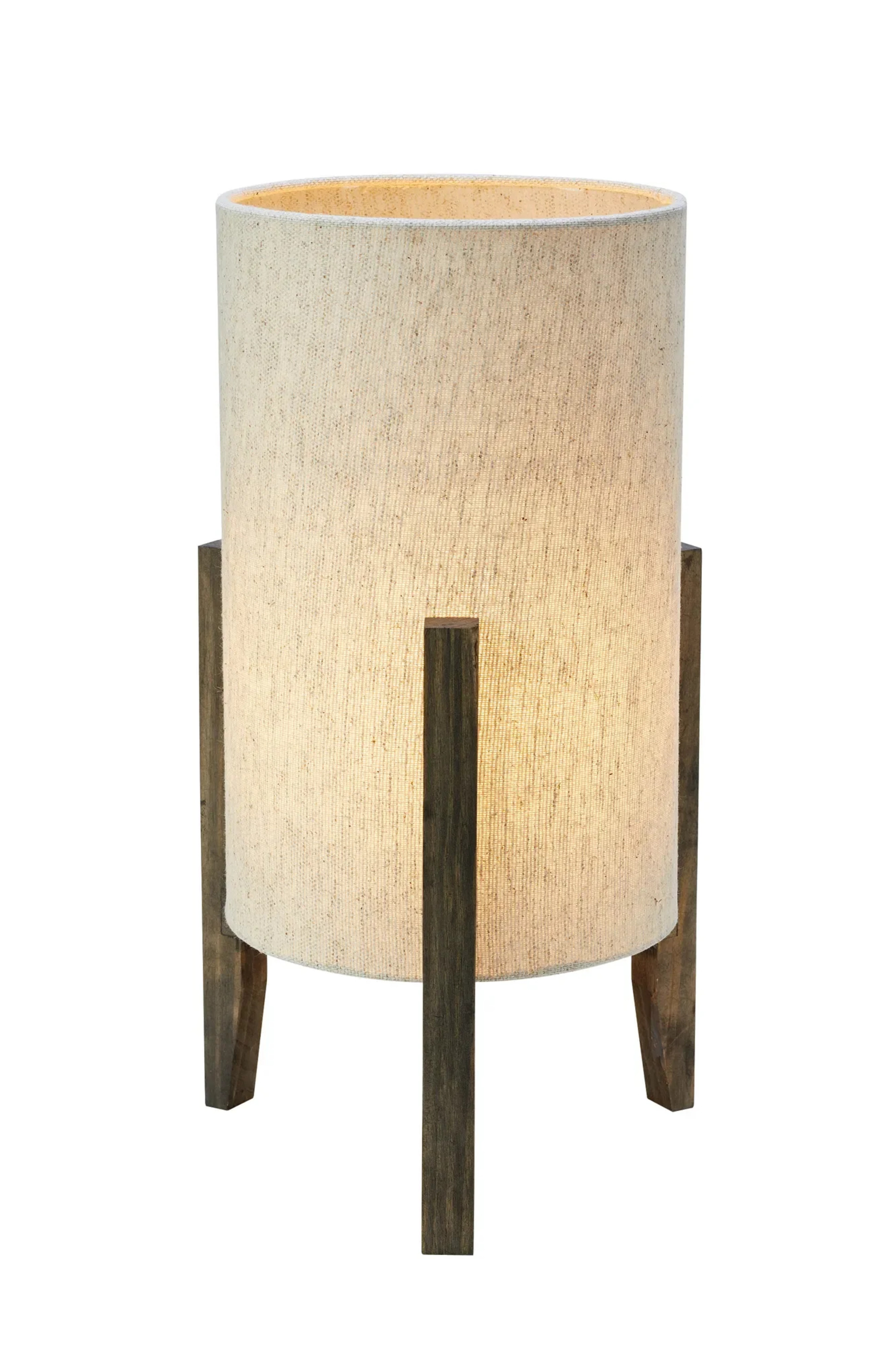 Levně MARKSLOJD Markslöjd stolní lampa Eruca bílá/hnědá 39 cm