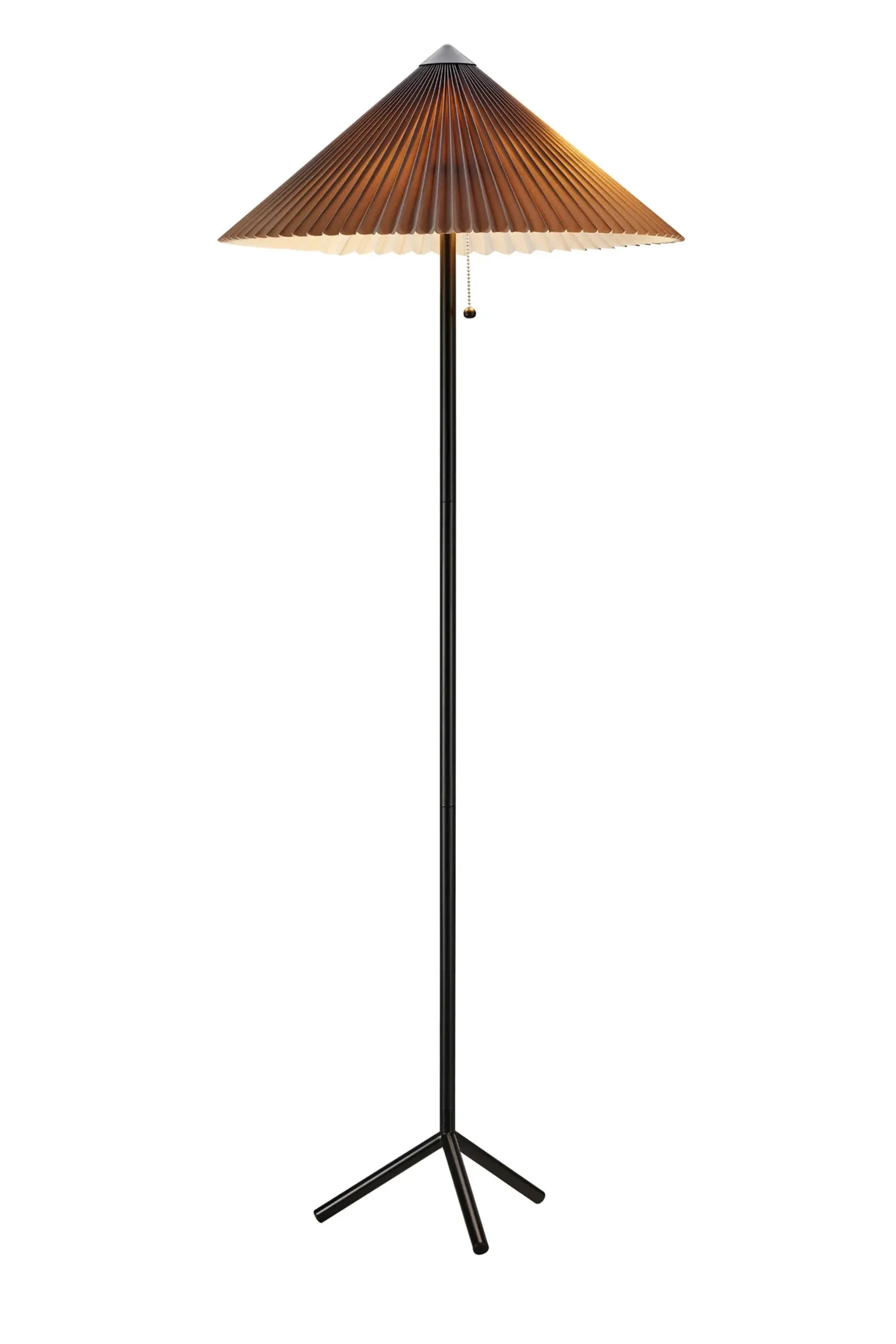Levně MARKSLOJD Markslöjd Plisado stojací lampa šedá