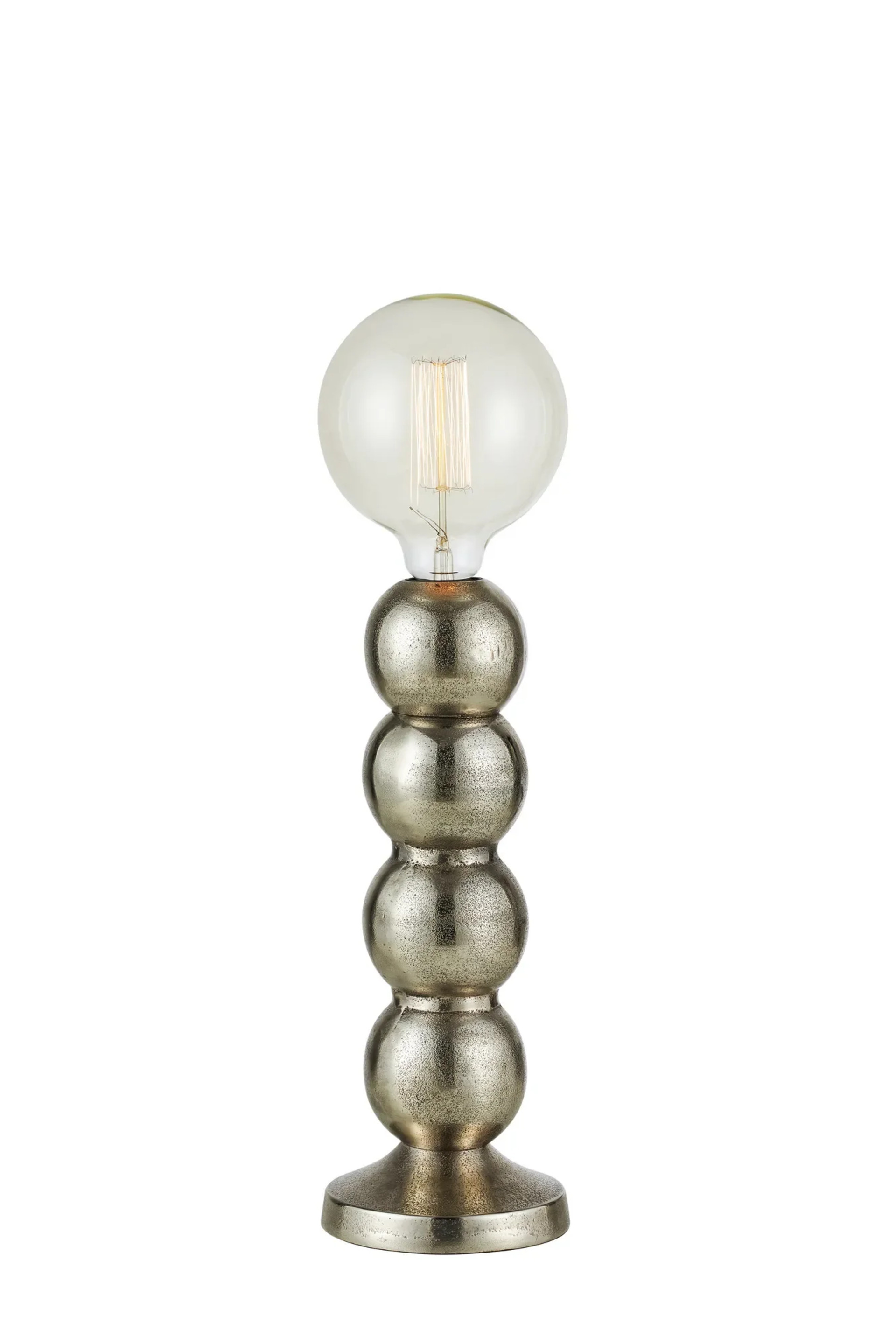Levně MARKSLOJD Markslöjd stolní lampa Gong stříbrná