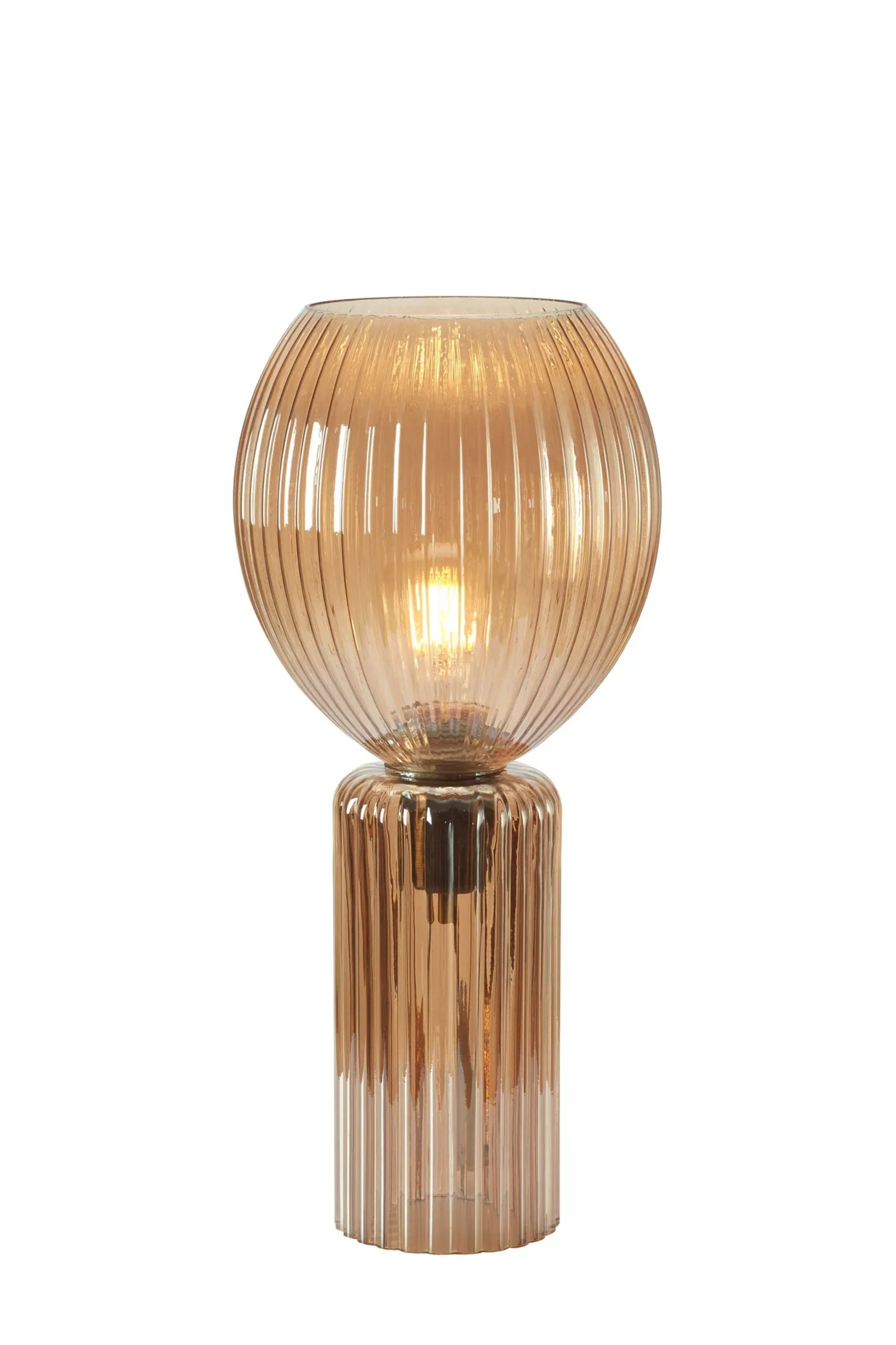 Levně MARKSLOJD Markslöjd stolní lampa Toulipa jantarová