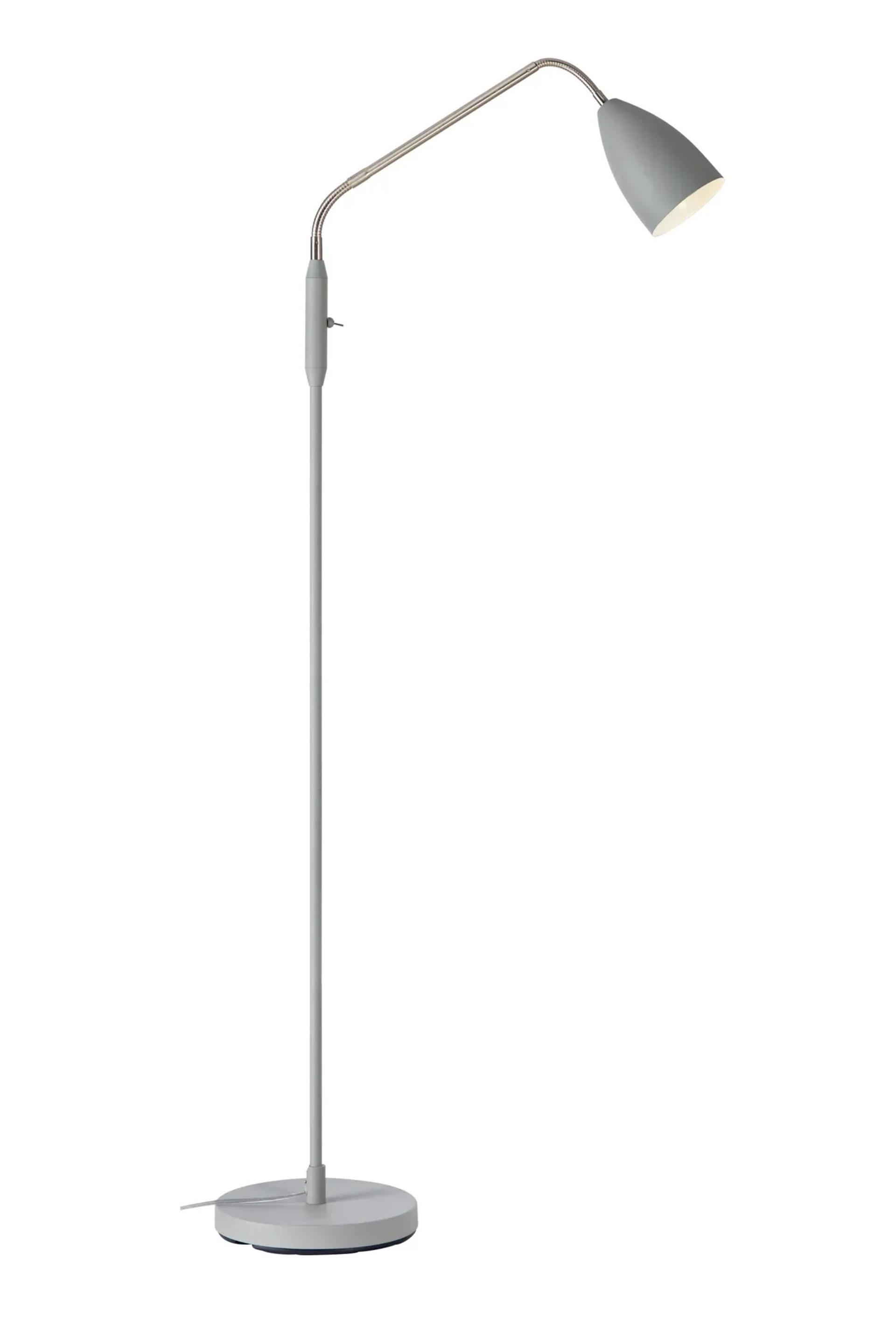 Levně MARKSLOJD Markslöjd Patro LED stojací lampa šedá 3 krokové stmívání