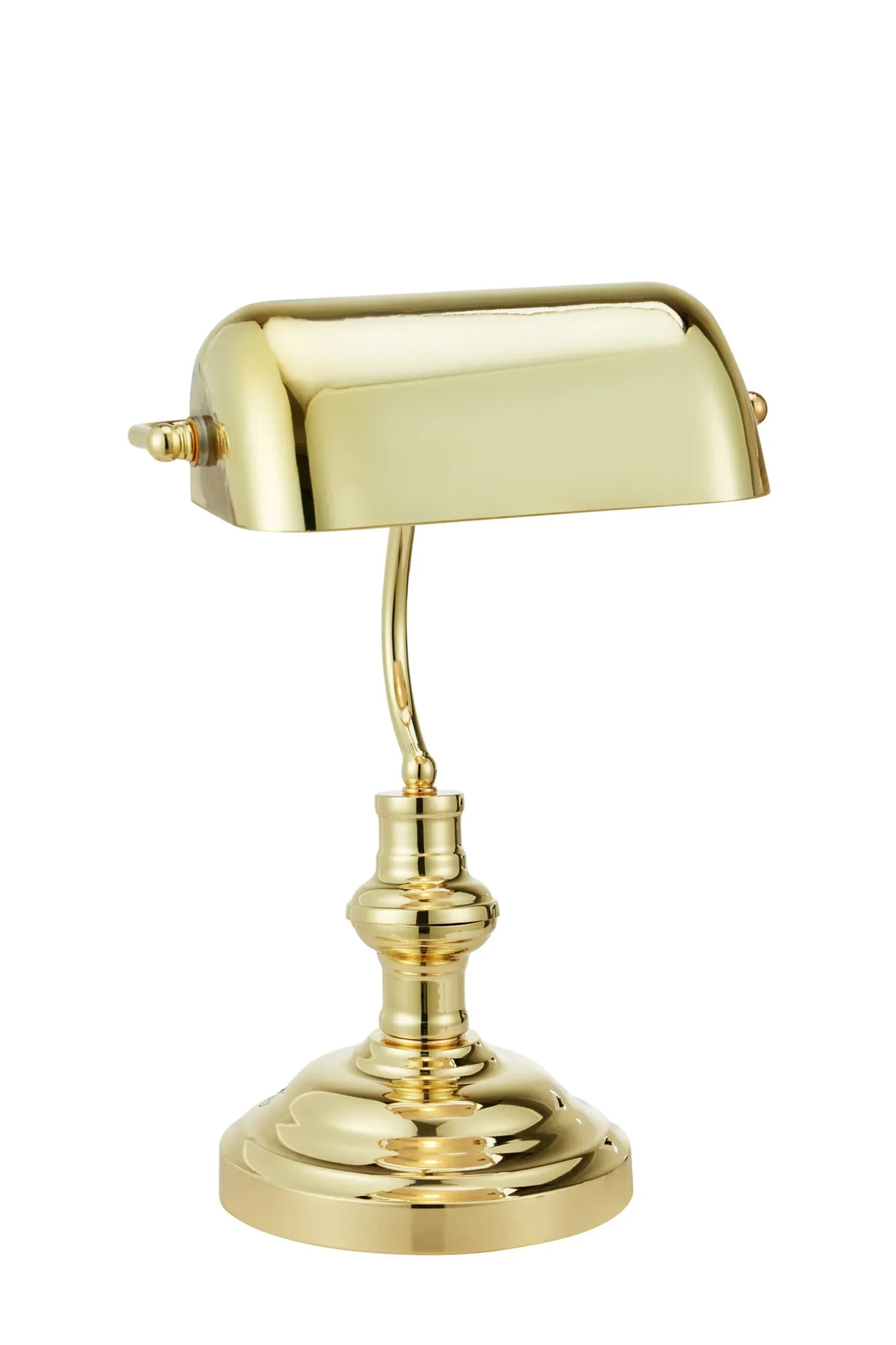 Levně MARKSLOJD Markslöjd stolní lampa Bankers mosaz 42 cm