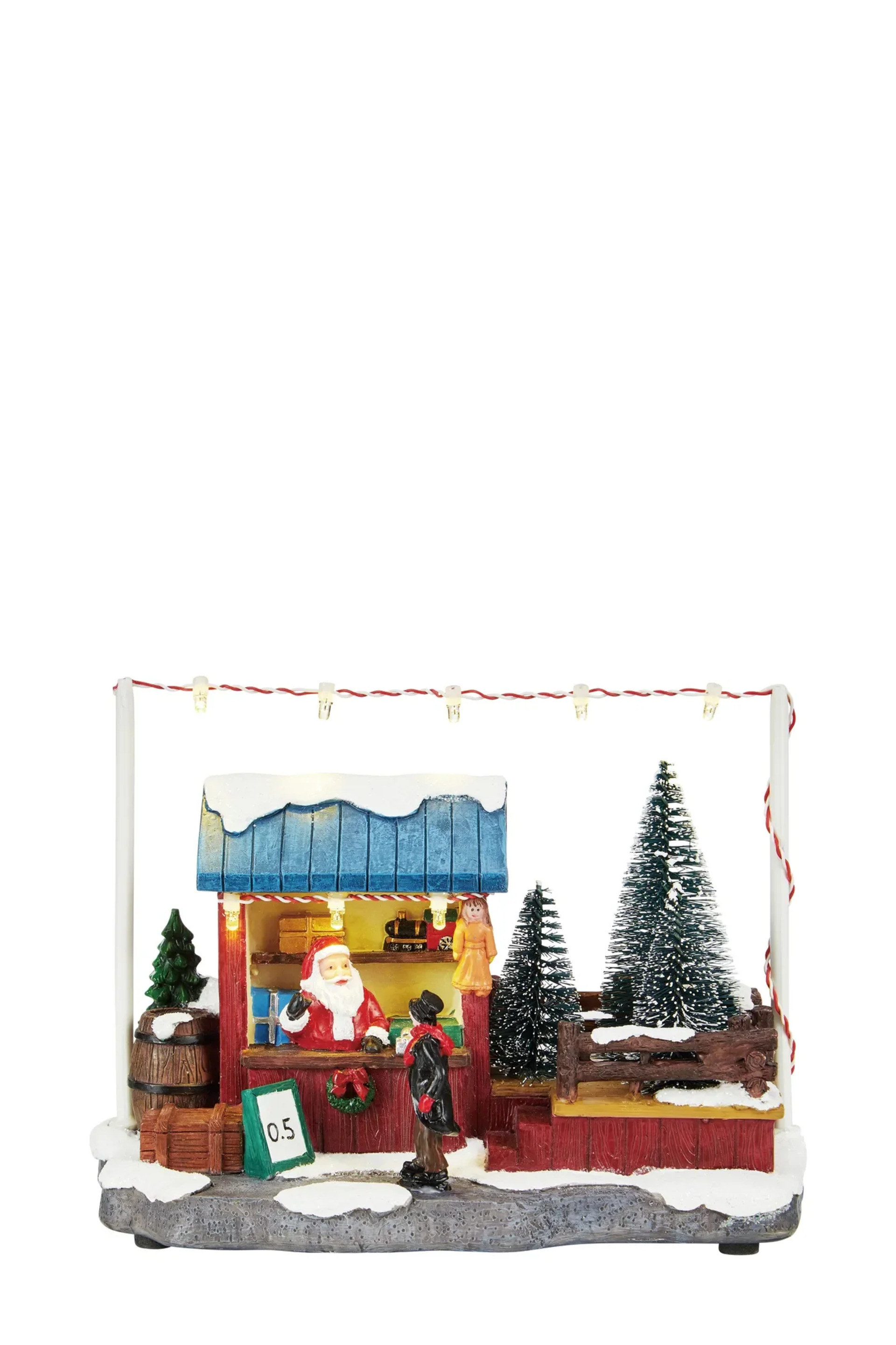 Markslöjd Djupvik vánoční vesnička Santův obchod