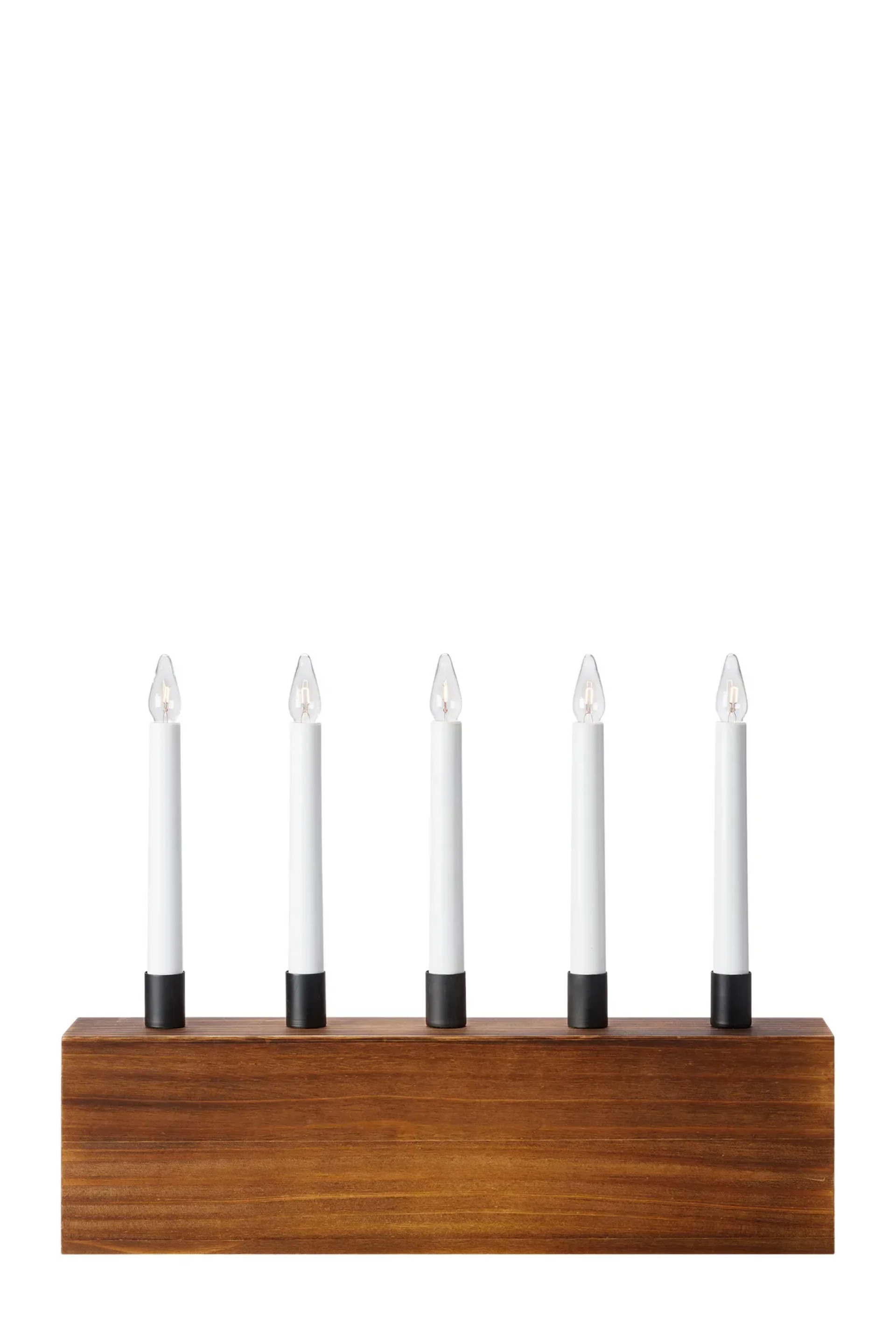 Levně MARKSLOJD Markslöjd Albero hnědý adventní svícen 41 cm