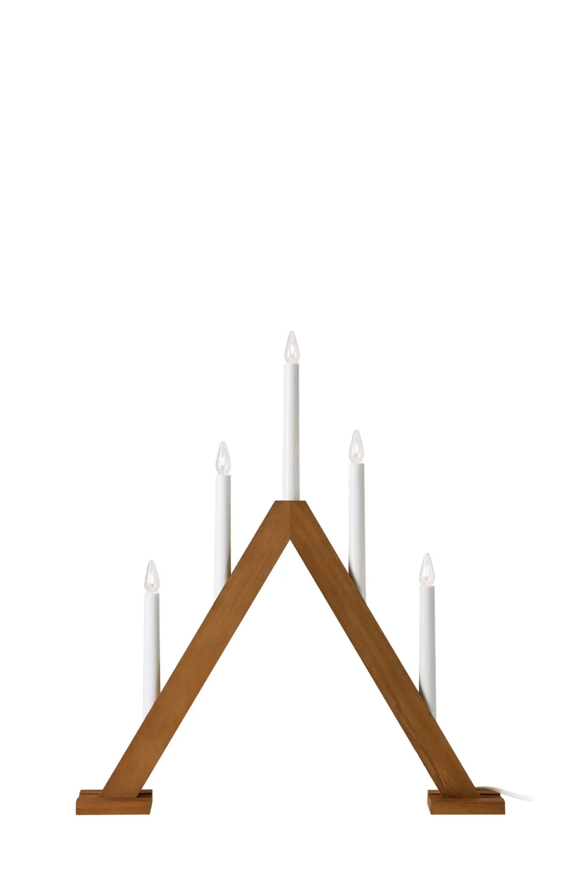 Levně MARKSLOJD Markslöjd Ariele dřevěný adventní svícen 47 cm