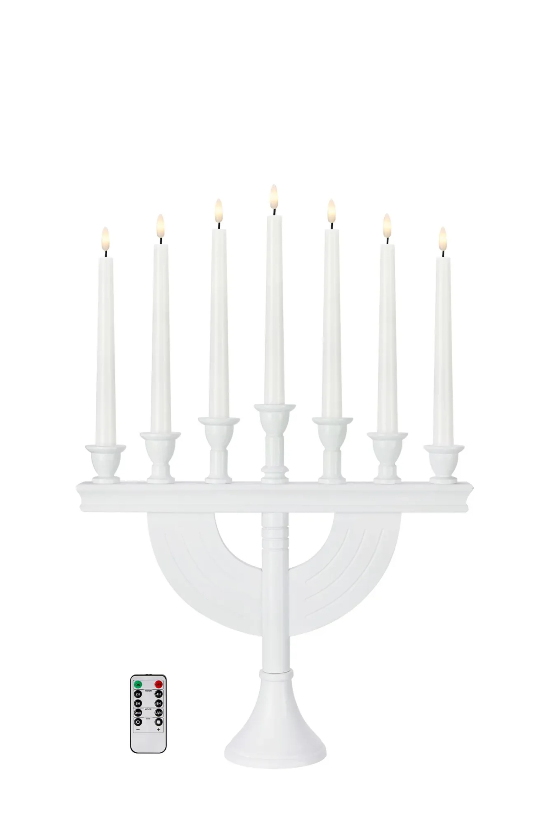 Levně MARKSLOJD Markslöjd Torpa adventní bílý svícen na baterie