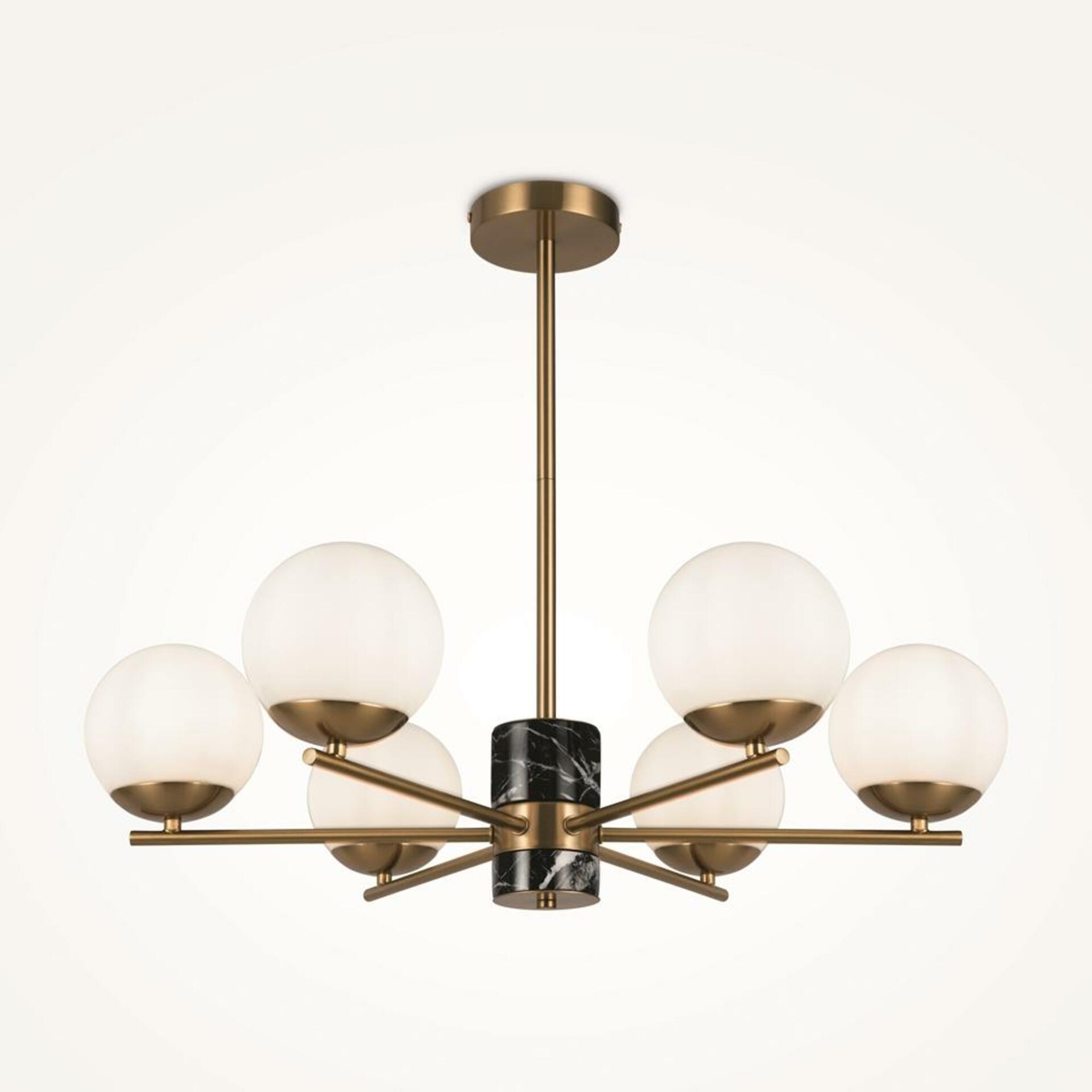 MAYTONI Závěsné svítidlo Marble E27x6 60W MOD187PL-06BS