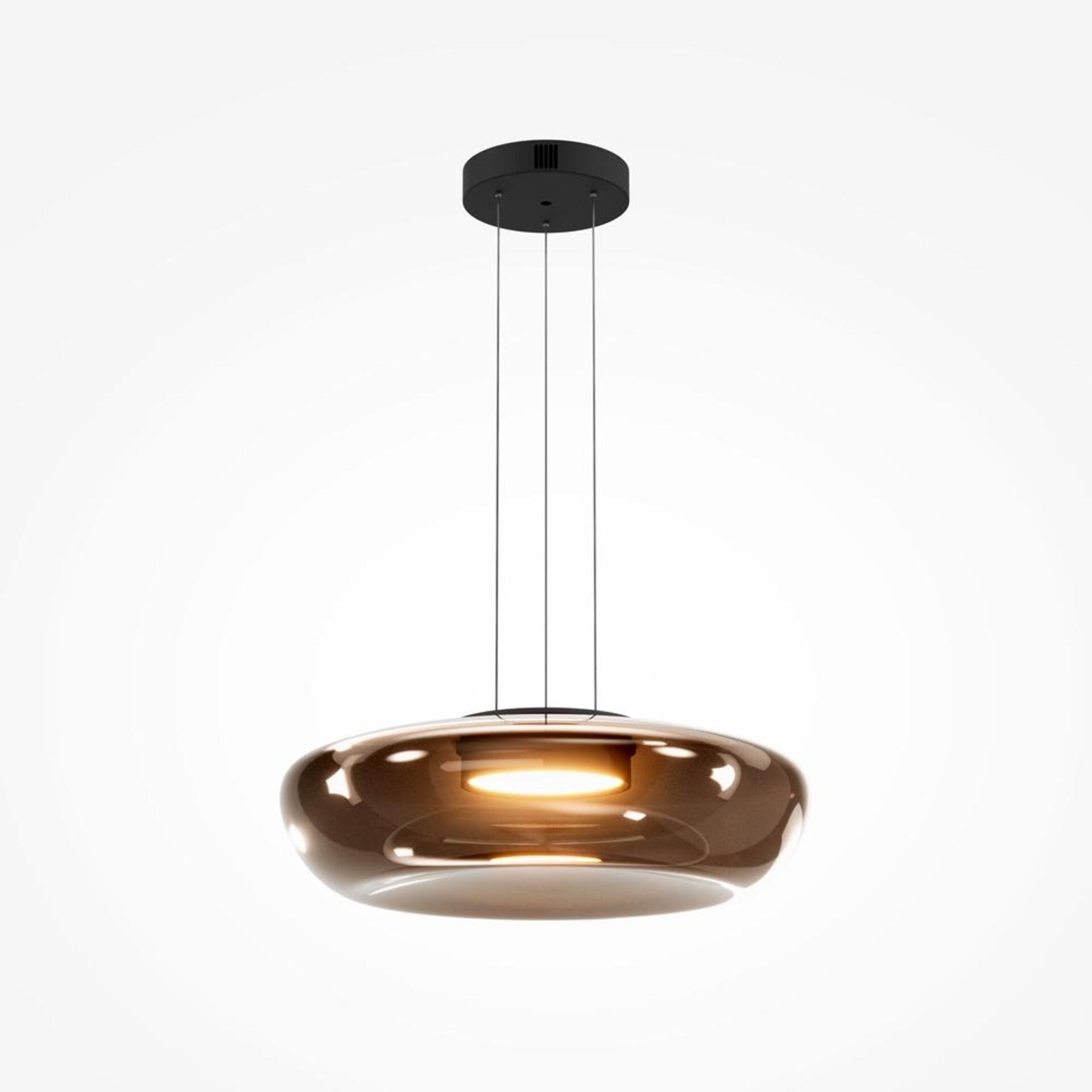 Levně MAYTONI Závěsné svítidlo Bassa 3000K 20W MOD501PL-L20BK1