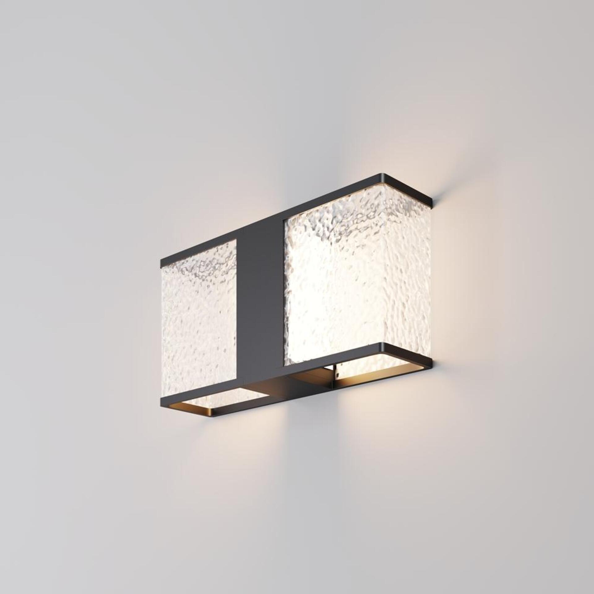 Levně MAYTONI Venkovní nástěnné svítidlo Floeva E27x1 15W IP 65 O142WL-02B