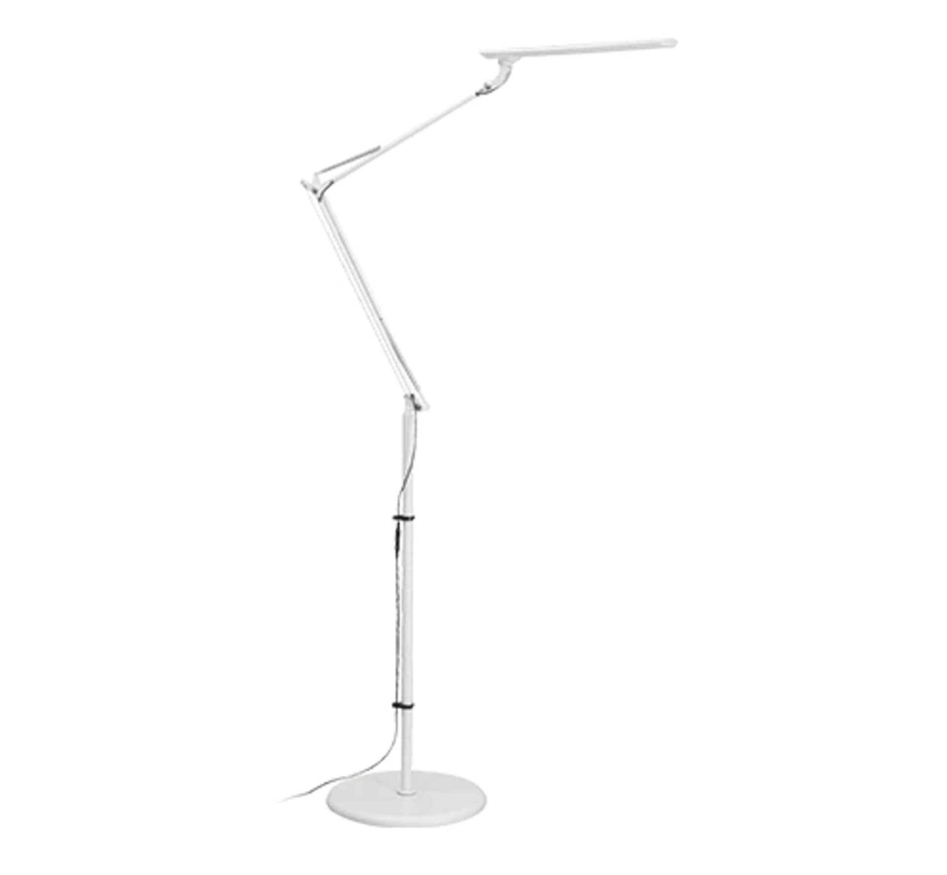 Levně NASLI stojací lampa Tamie 12 W bílá se stojanem