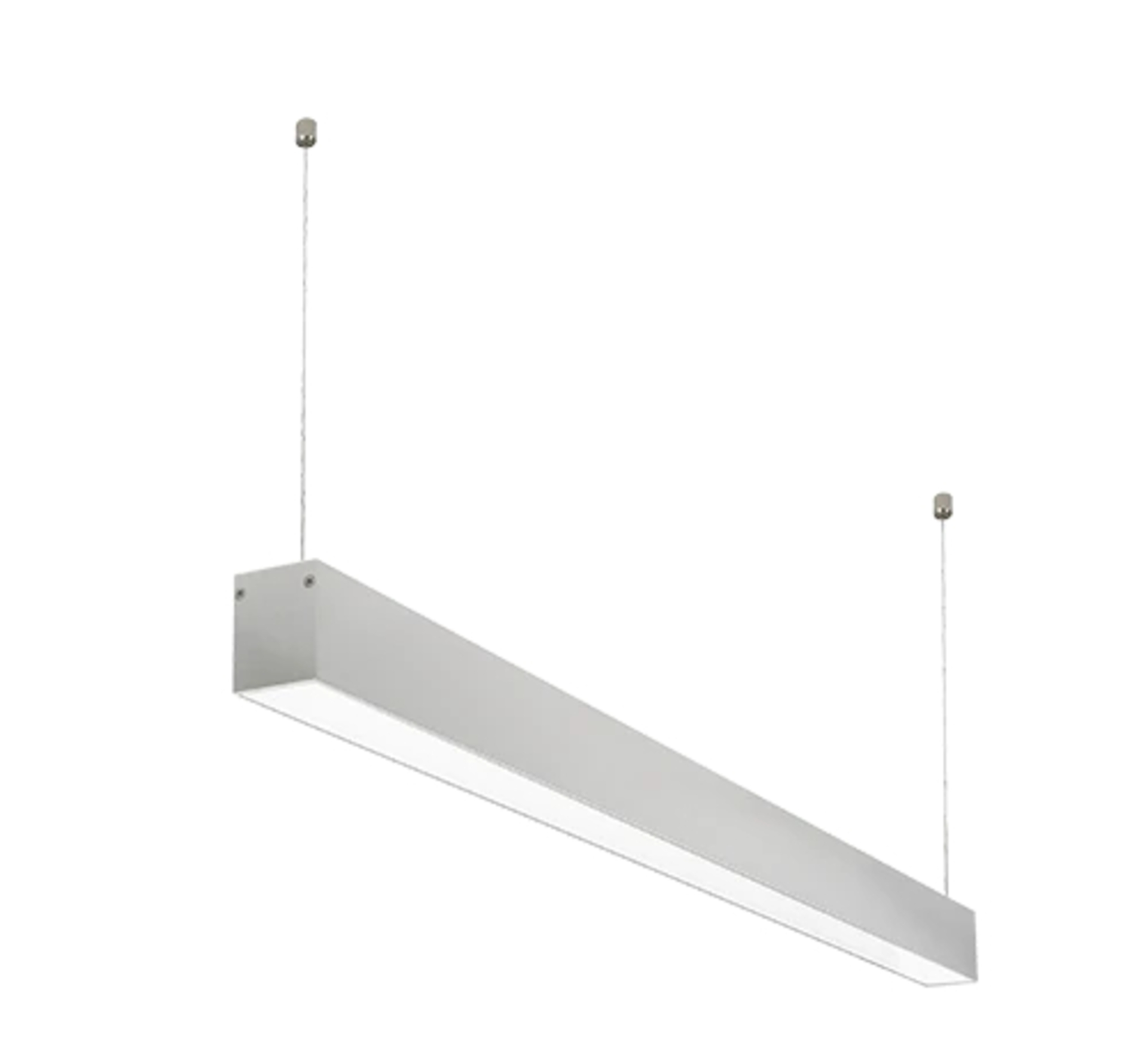 NASLI závěsné svítidlo Stella LED 141 cm 76 W stříbrná