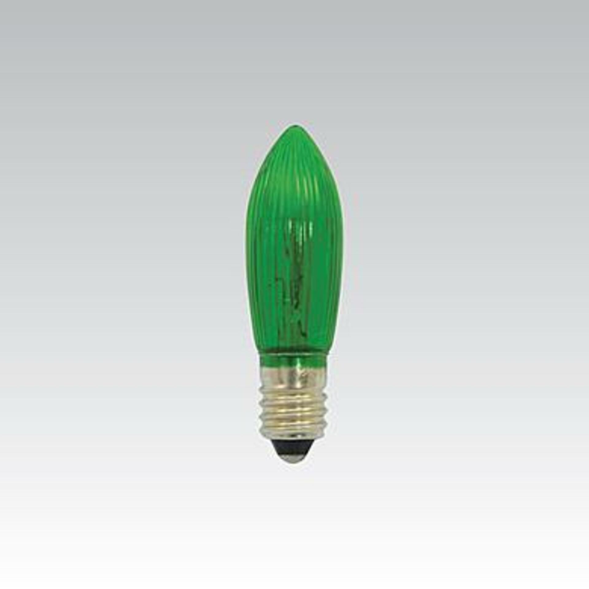 NBB Žárovka vánoční E10 23V 3W zelená 374012000