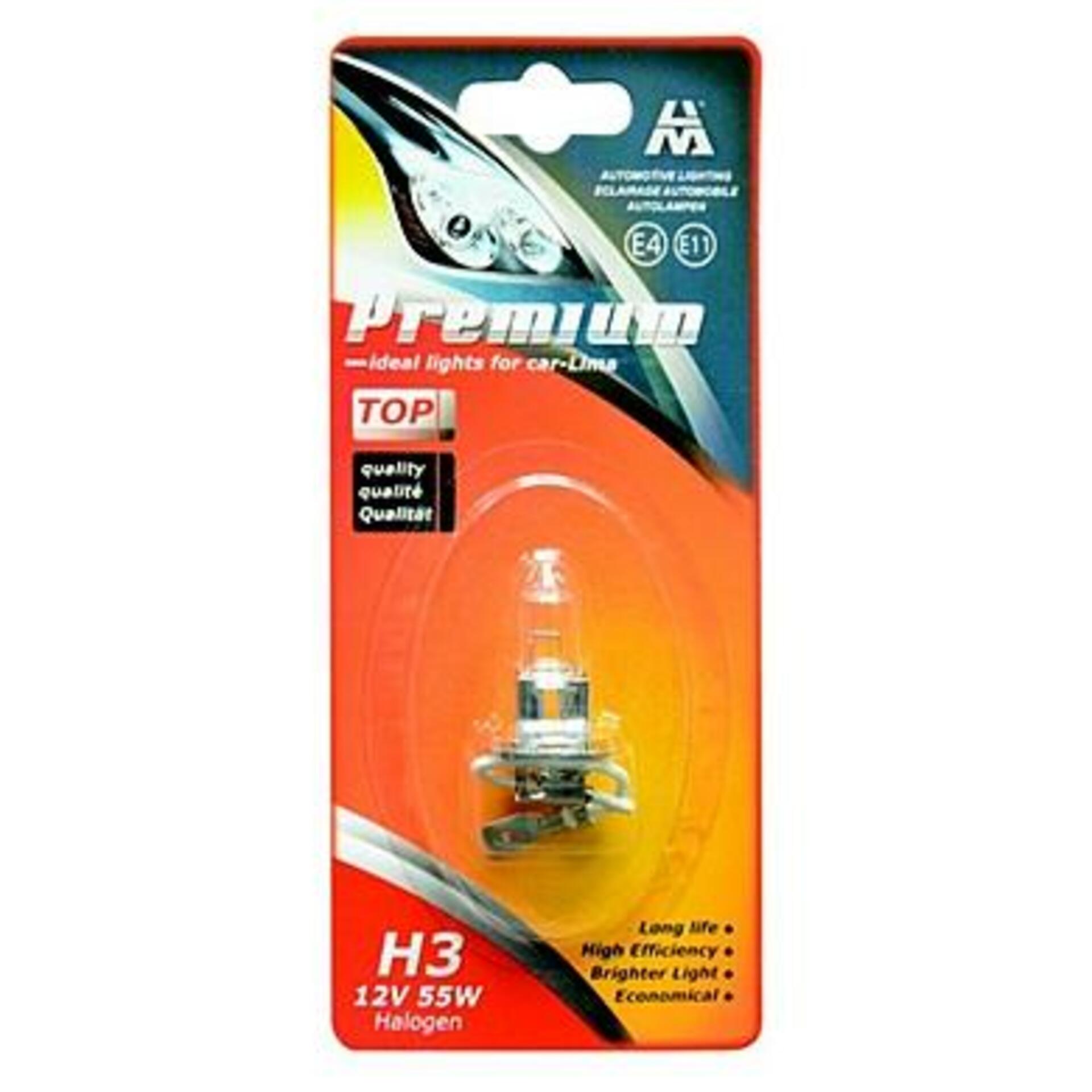 LIMA H3 12V 55W PK22s PREMIUM LIMA bl/1ks