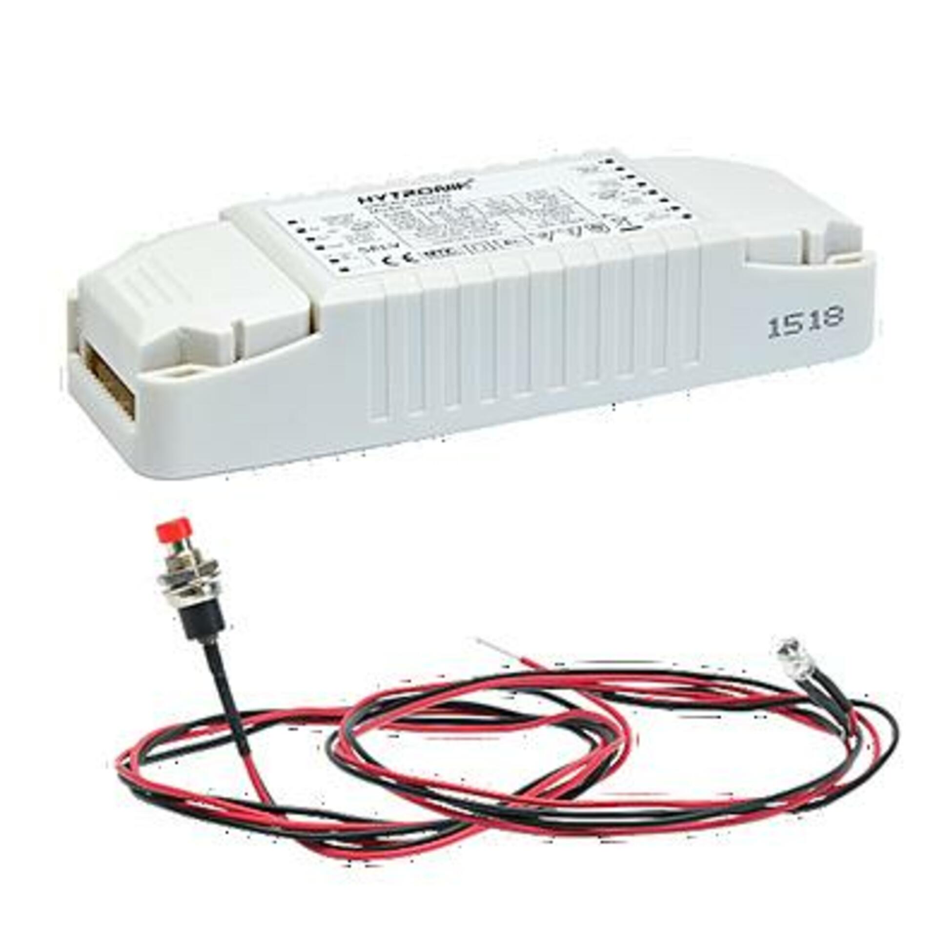 Levně HYTRONIK EMERGENCY LED driver HEM02 8-60V (CC),test tlačítko,LED dioda