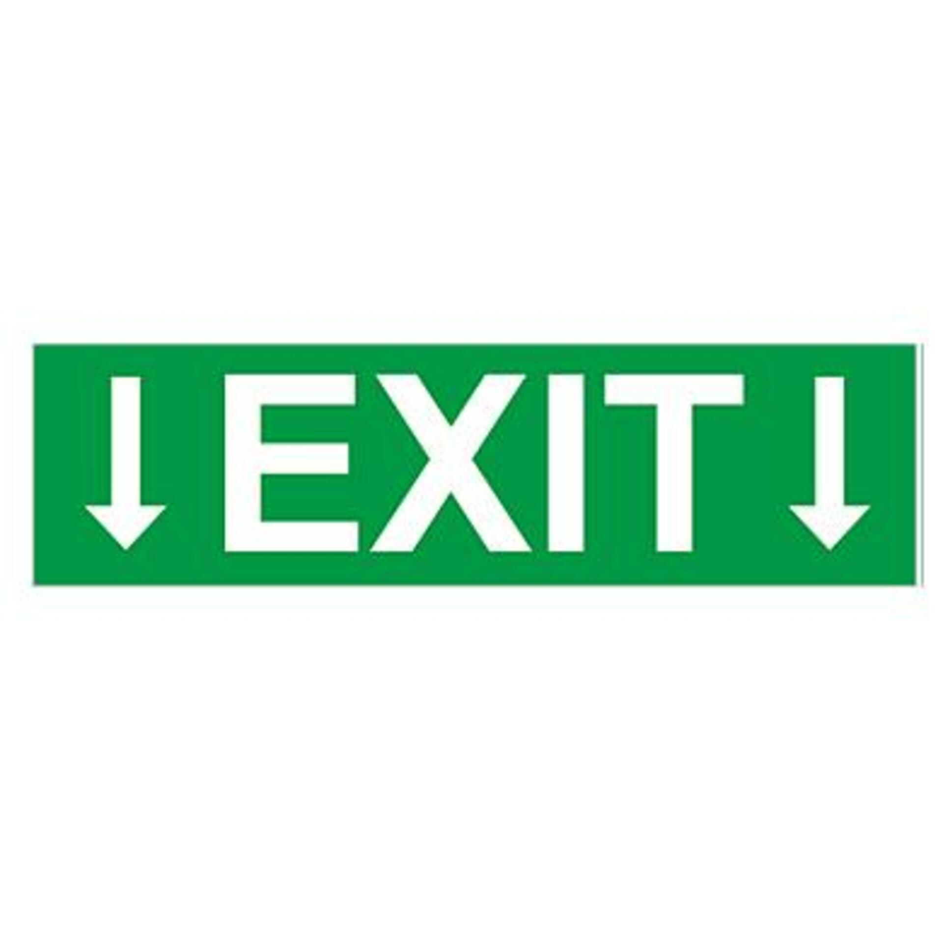 NBB Piktogram EXIT šipka dolu ( SONJA ) 909957020