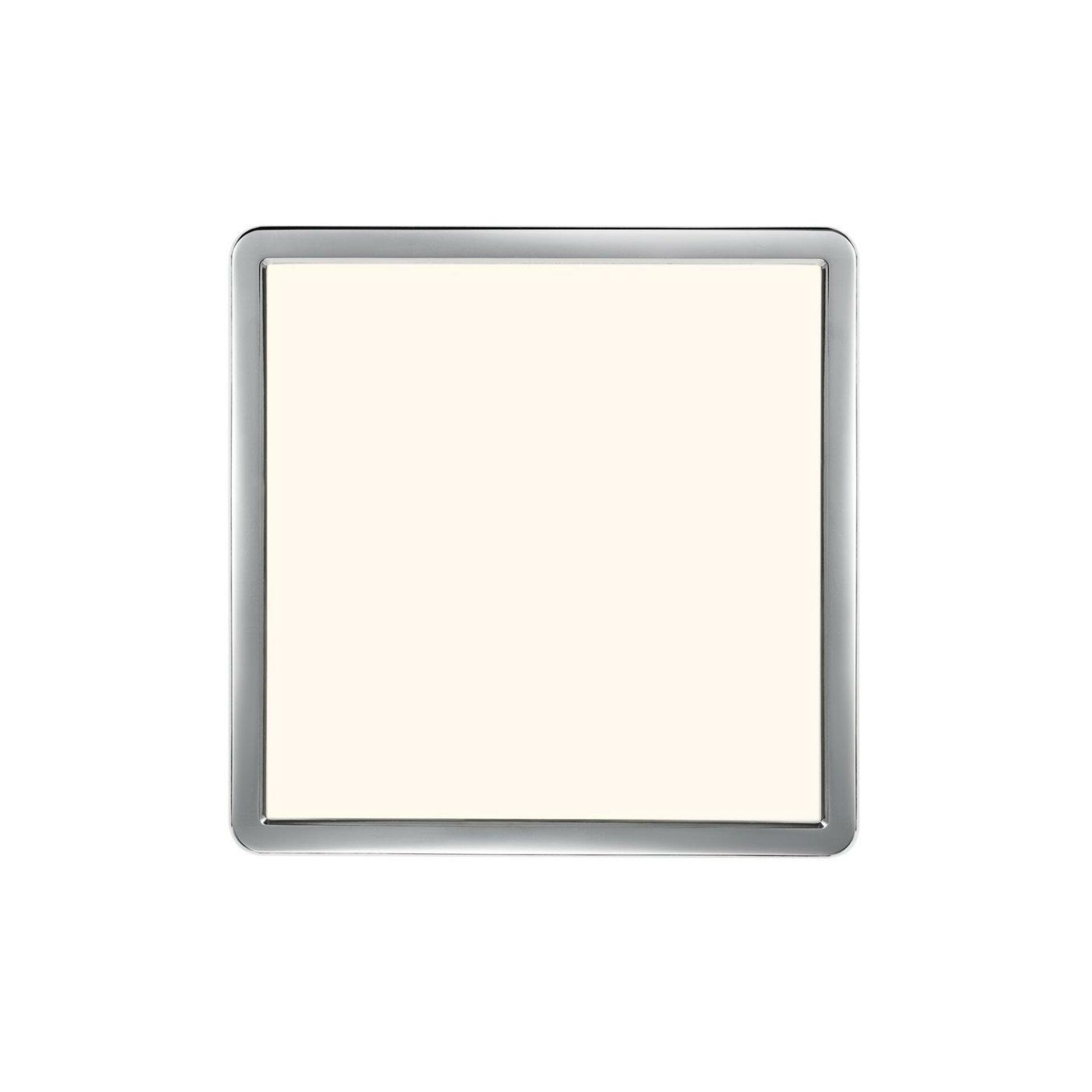 NORDLUX stropní svítidlo Oja 29x29 IP54 BATH 3000K/4000K 14,5W LED chrom bílá 2015066133