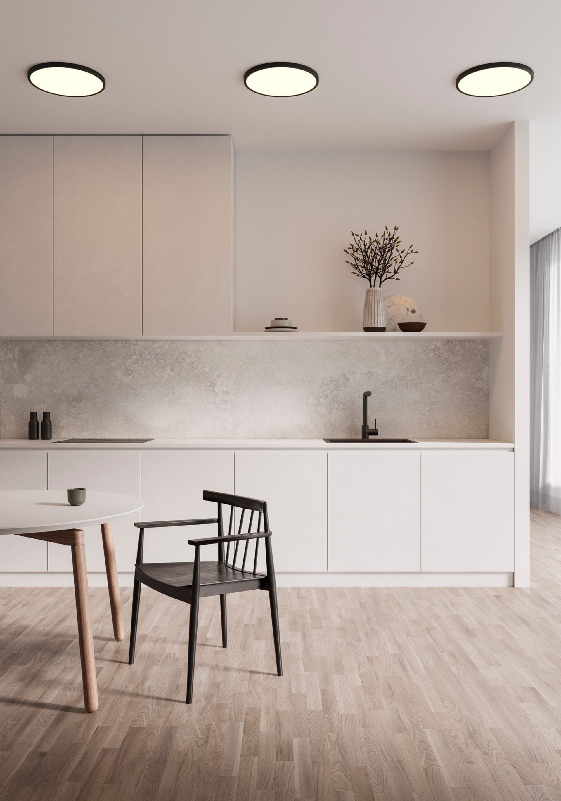 Levně NORDLUX Oja Smart 42 stropní svítidlo černá 2015136103