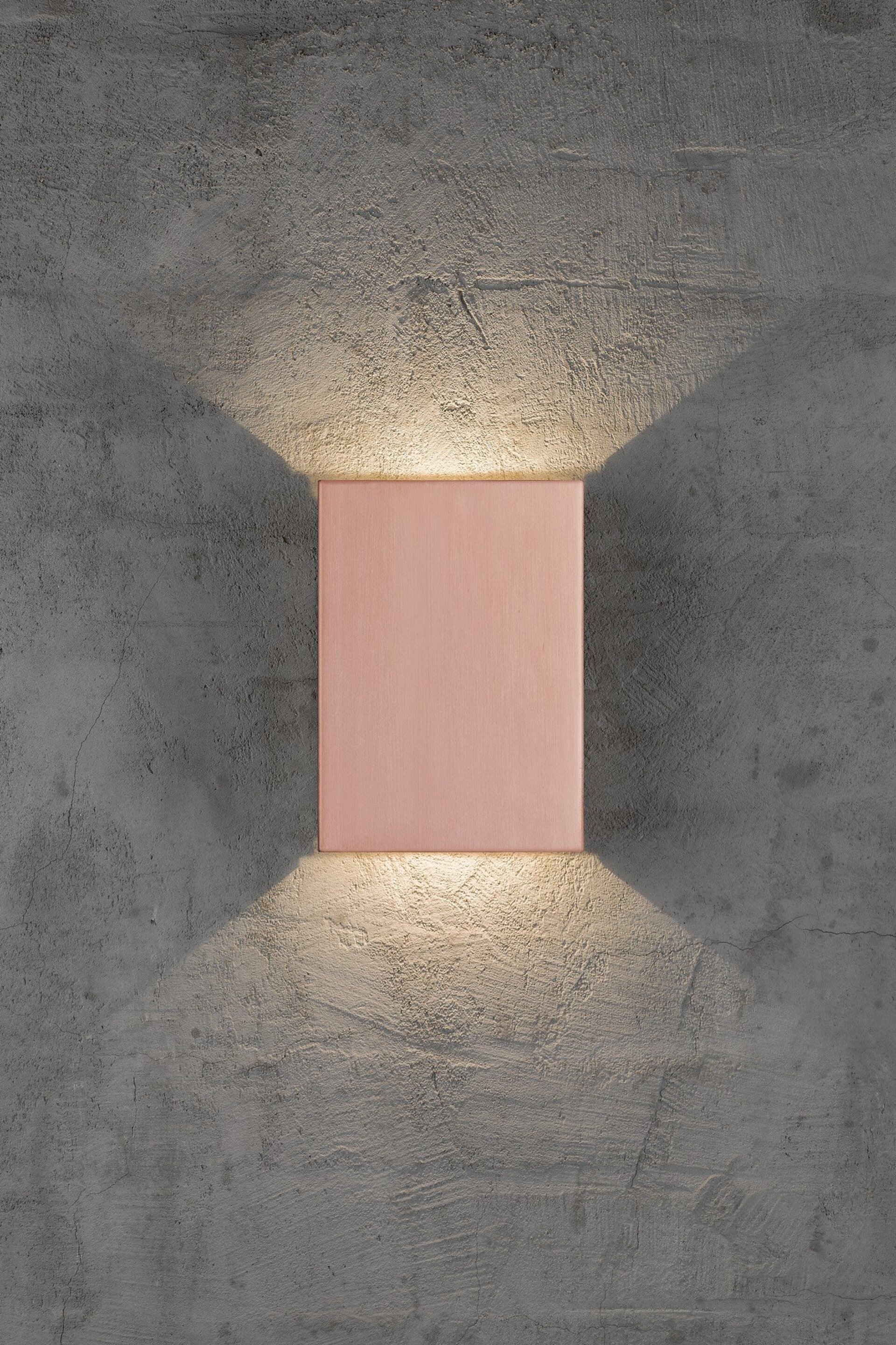 Levně NORDLUX venkovní nástěnné svítidlo Fold 15 2x5W LED měď čirá 2019051030