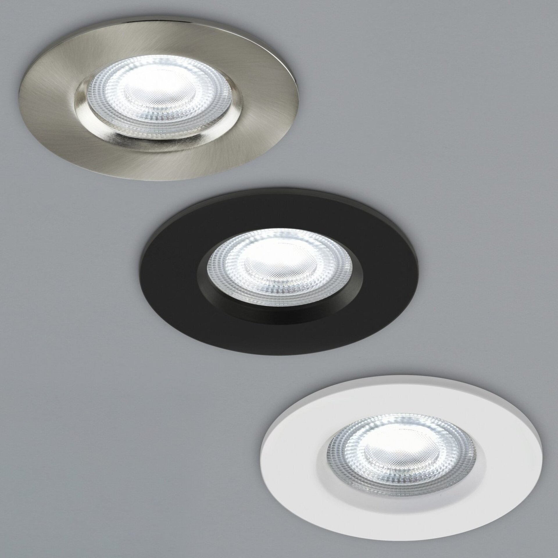 Levně NORDLUX Don Smart Color vestavné svítidlo broušený nikl 2110900155