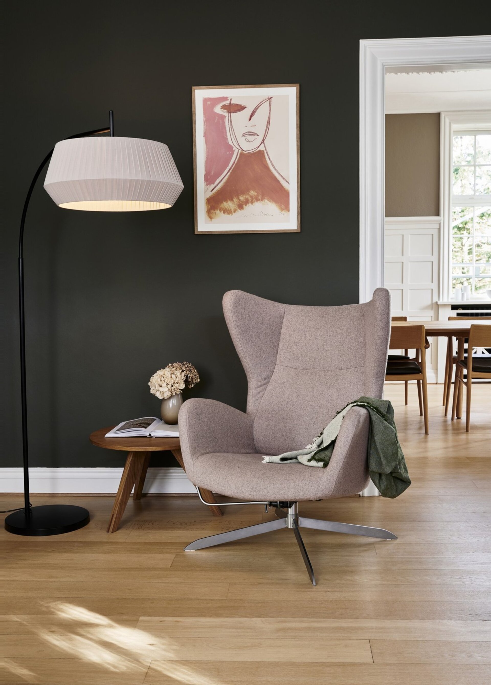 Levně NORDLUX Dicte stojací lampa béžová 2112414009