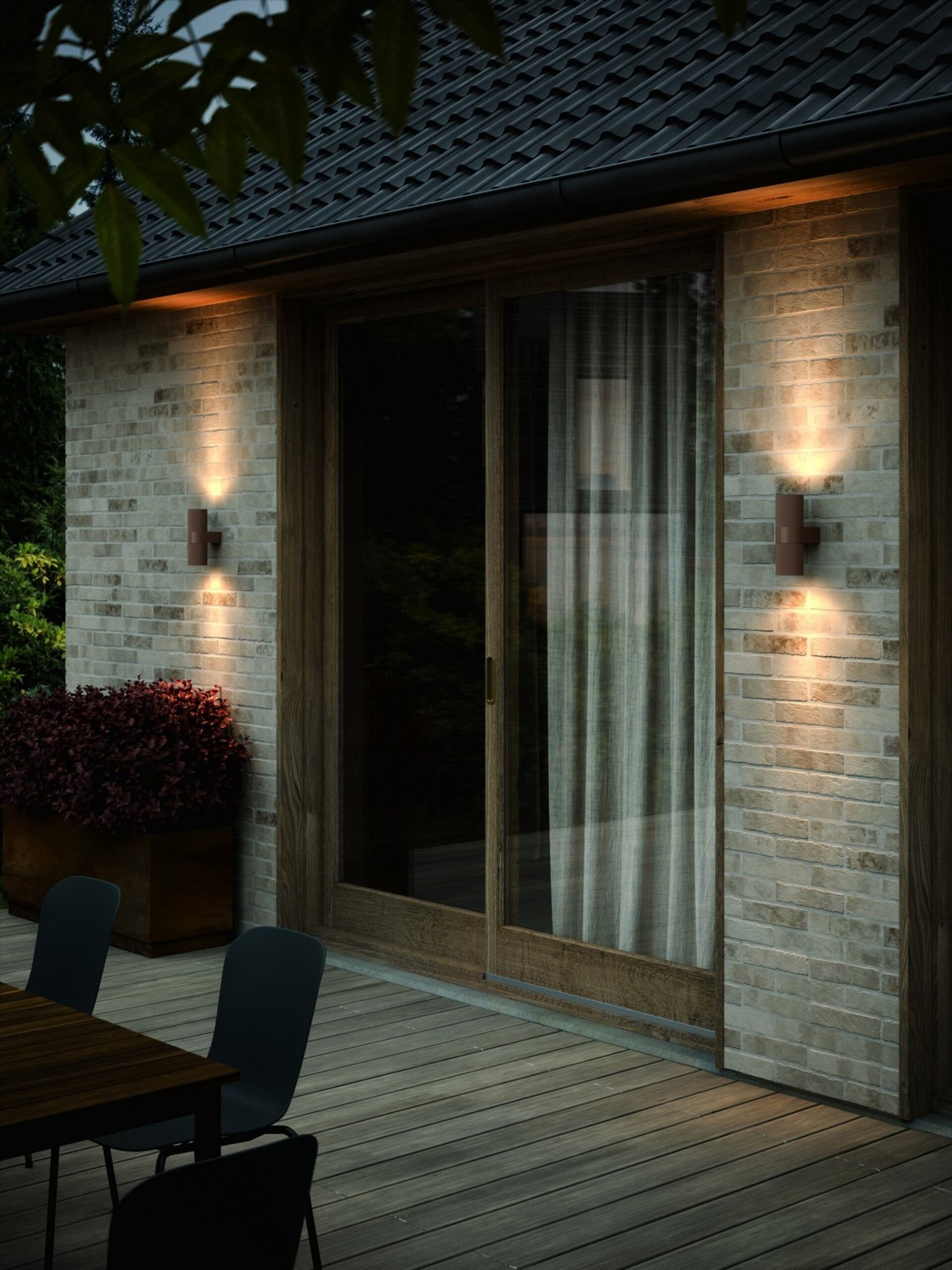 Levně NORDLUX Kyklop Ripple venkovní nástěnné svítidlo rez 2318051009