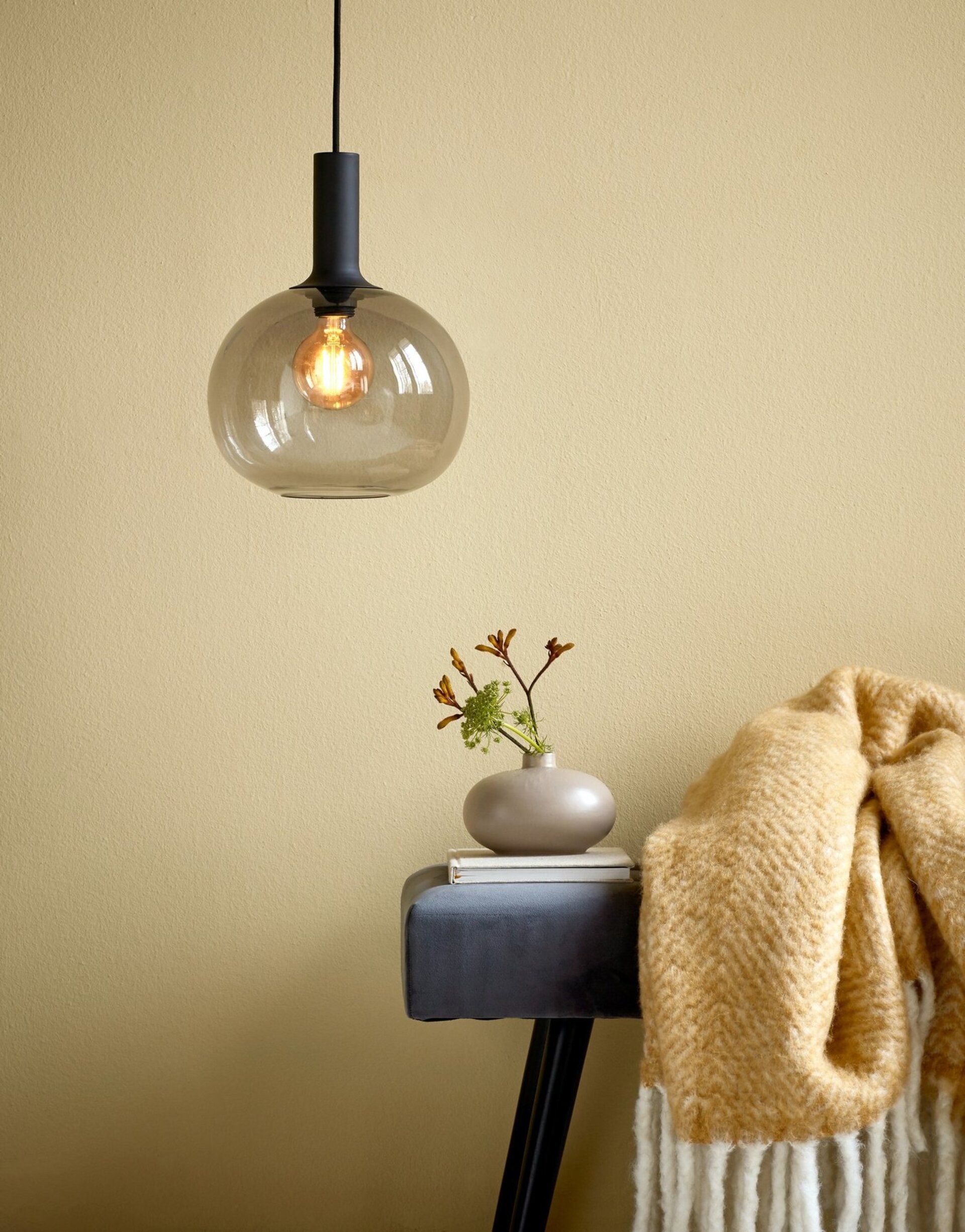 Levně NORDLUX závěsné svítídlo Alton 25 60W E27 černá kouřová 47313047