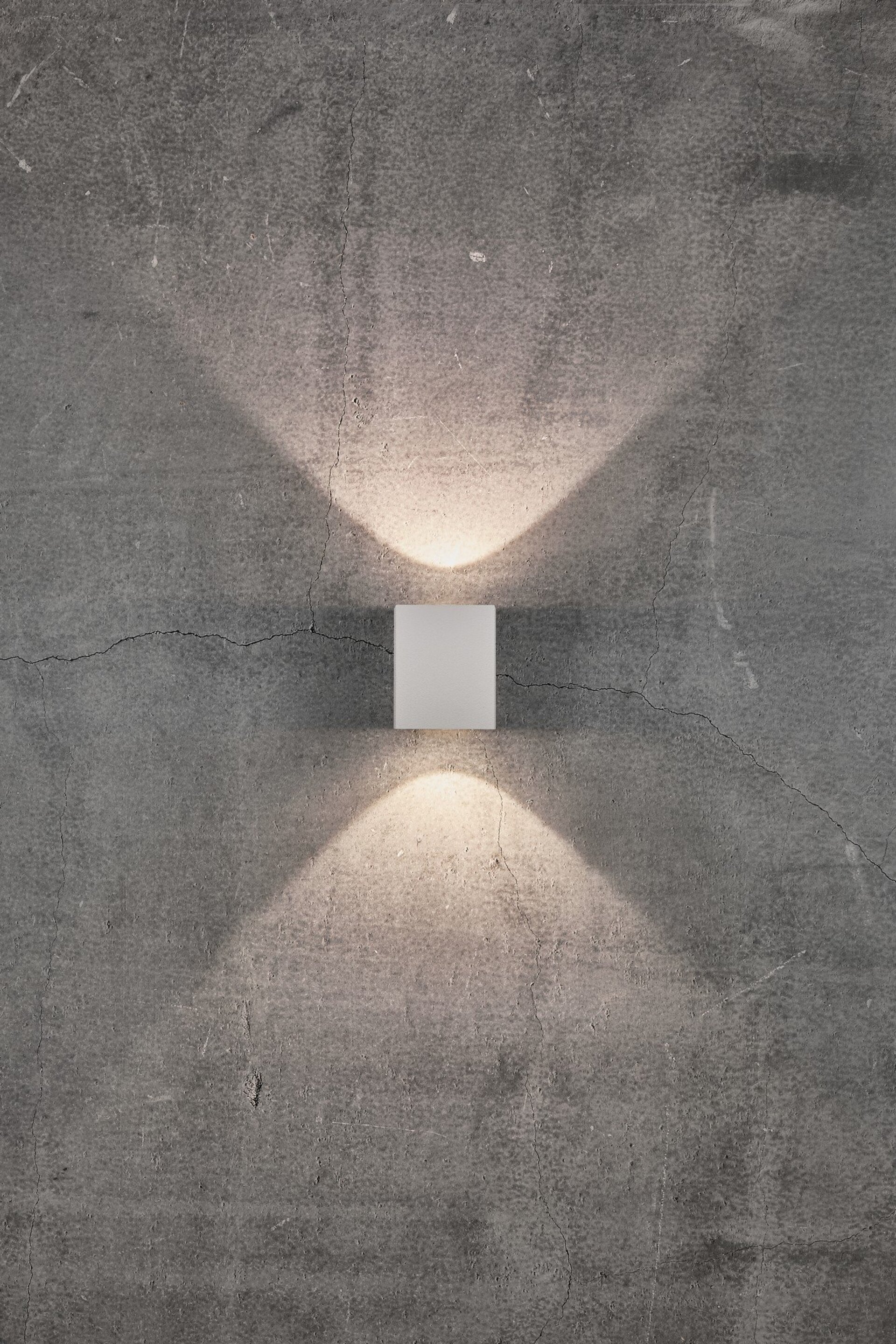 NORDLUX venkovní nástěnné svítidlo Canto Kubi 2 2x6W LED bílá čirá 49711001