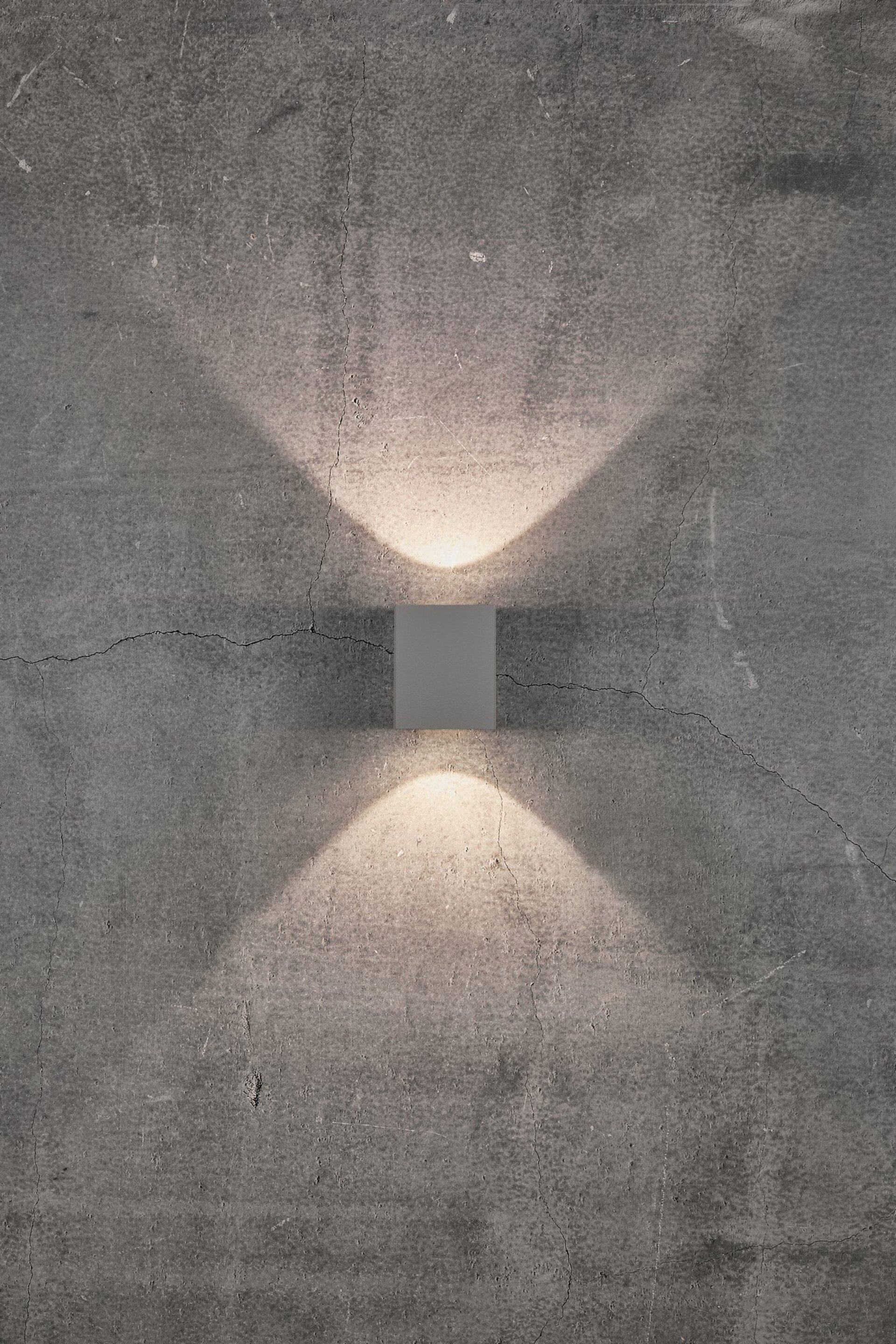 NORDLUX venkovní nástěnné svítidlo Canto Kubi 2 2x6W LED šedá čirá 49711010