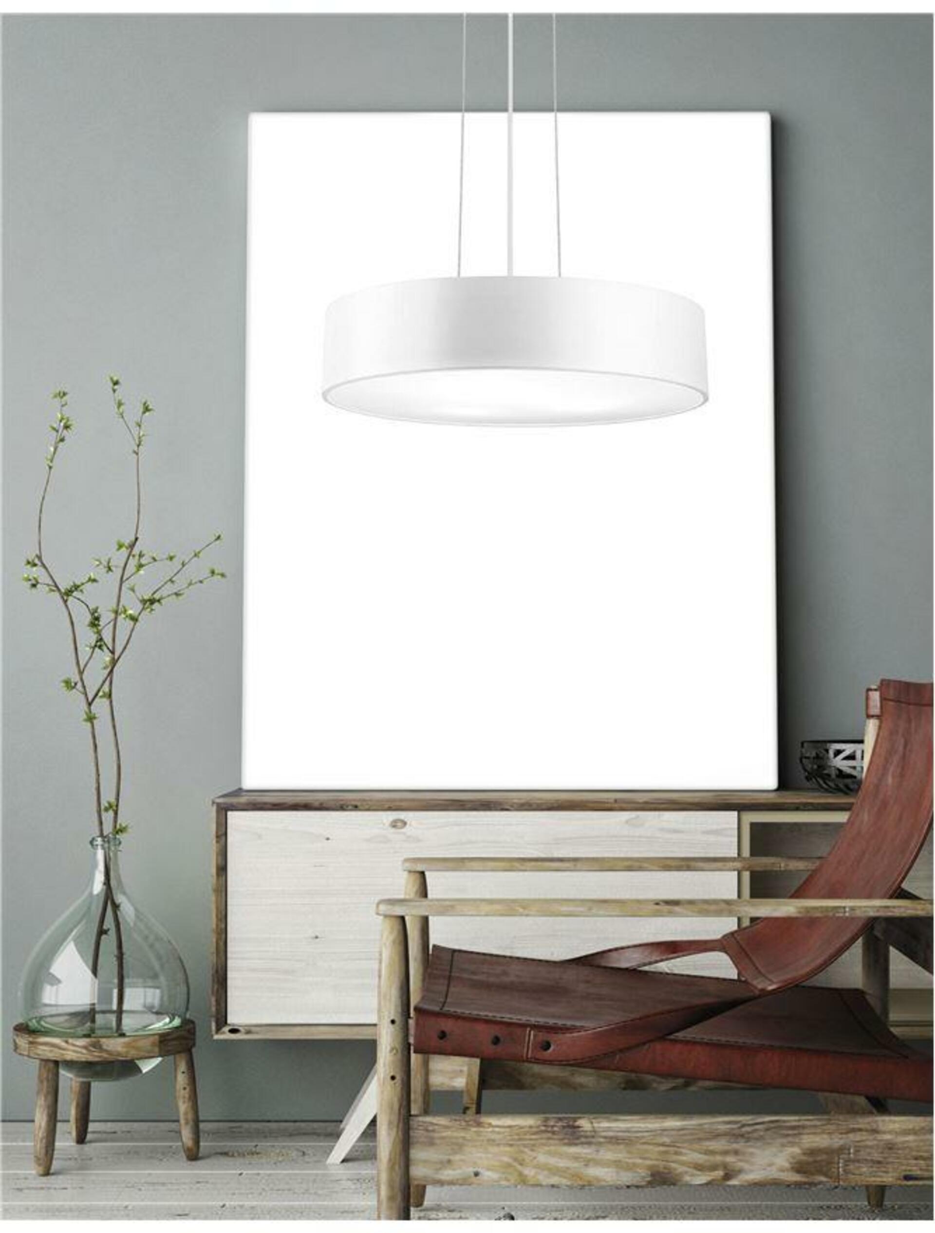 Levně Nova Luce Moderní závěsné svítidlo Finezza ve třech barevných provedeních - 3 x 10 W, pr. 500 mm, matná bílá NV 550405