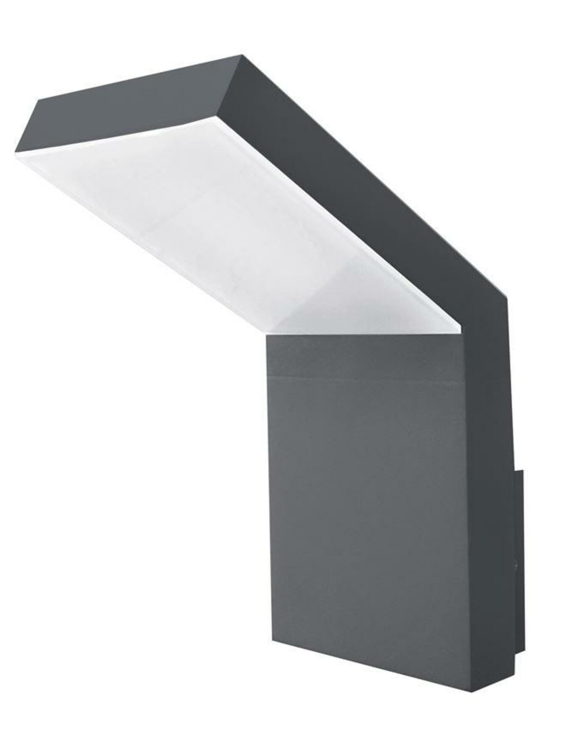 NOVA LUCE venkovní nástěnné svítidlo PARK hliník tmavě šedá akrylový difuzor LED 6W 3000K 220-240V 120st. IP54 AC vč. driveru 711024