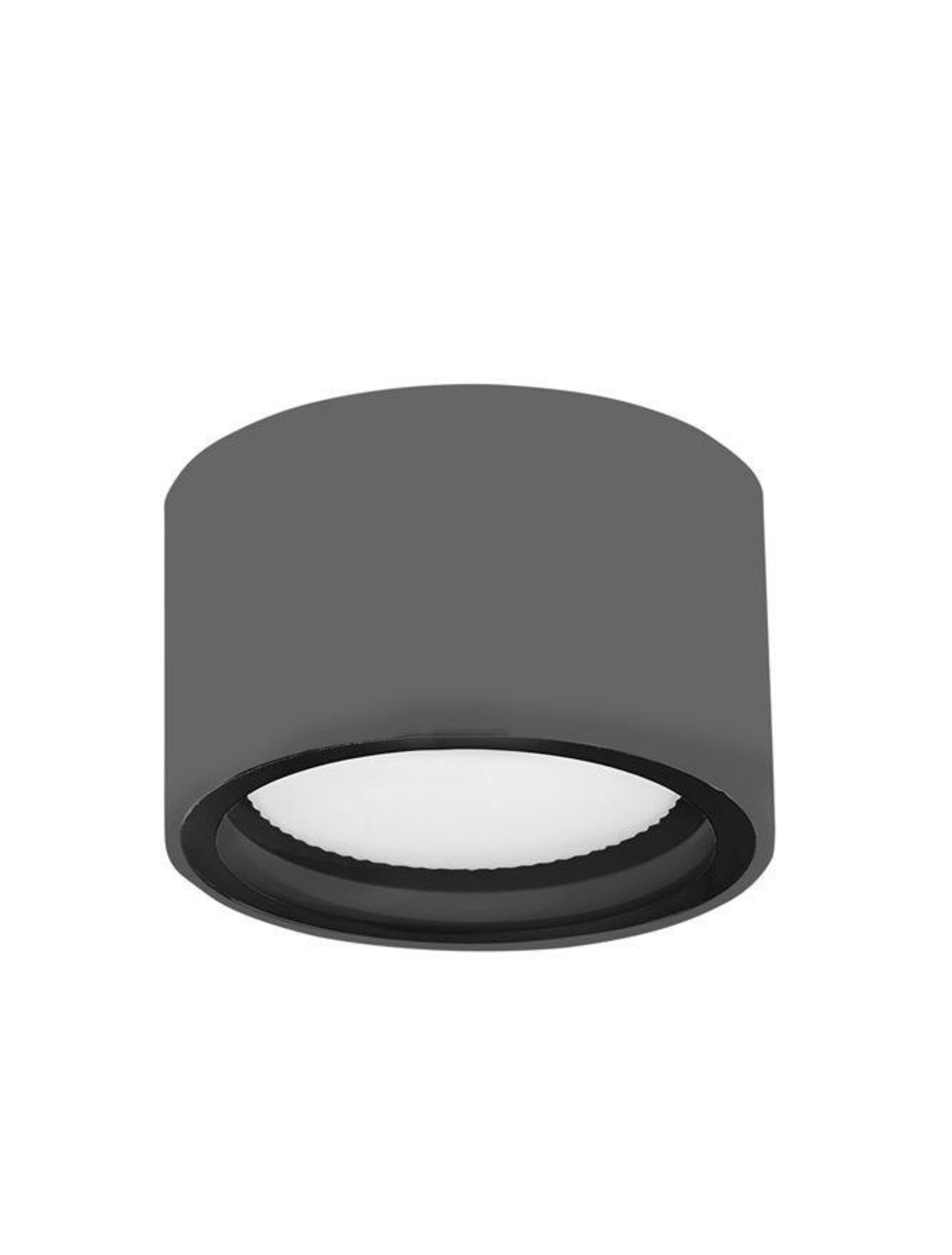 NOVA LUCE venkovní stropní svítidlo FOCUS tmavě šedý hliník skleněný difuzor LED GX53 7W 3000K 220-240V 77st. IP54 752463