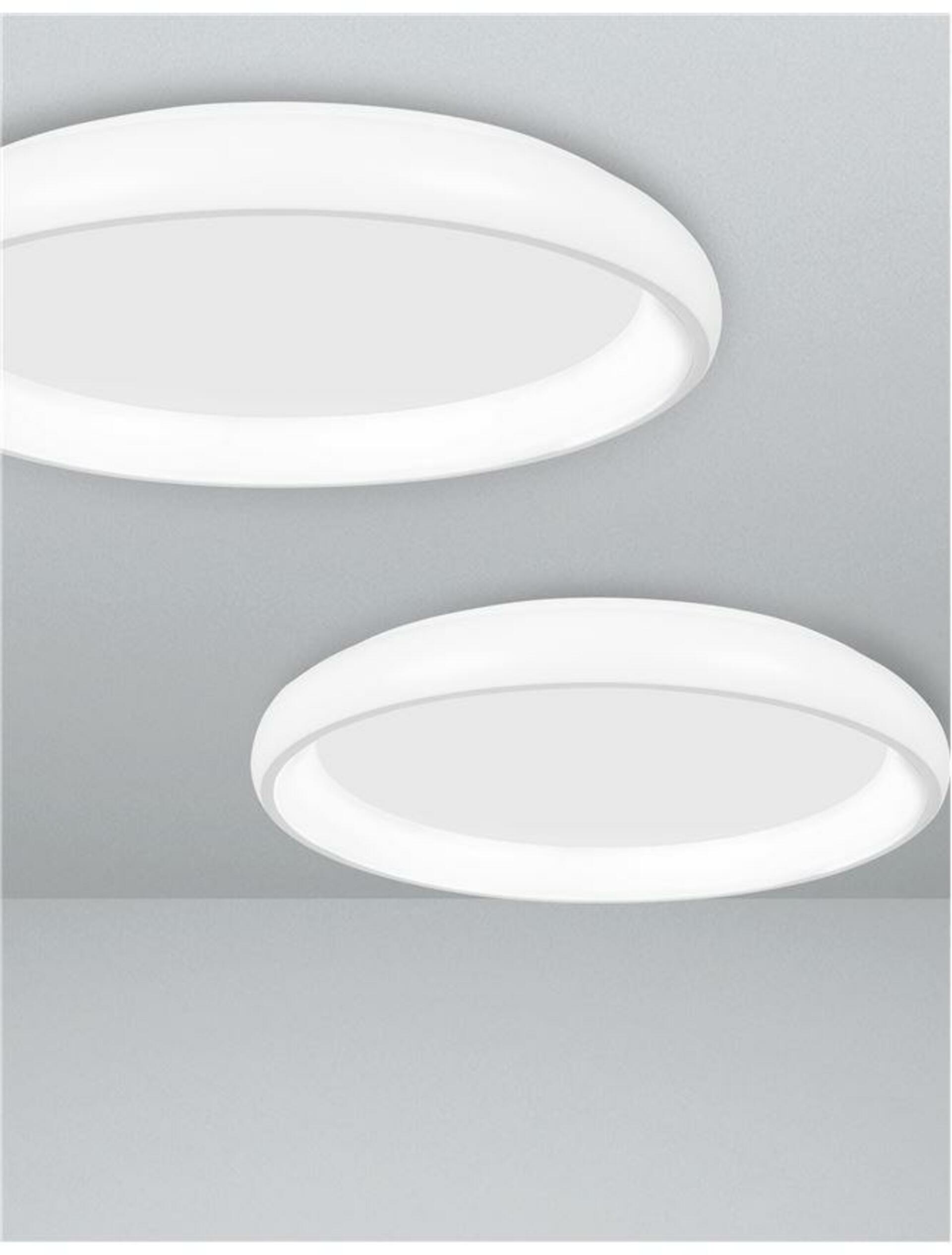 Nova Luce Stmívatelné nízké LED svítidlo Albi v různých variantách - pr. 410 x 85 mm, 32 W, bílá NV 8105605