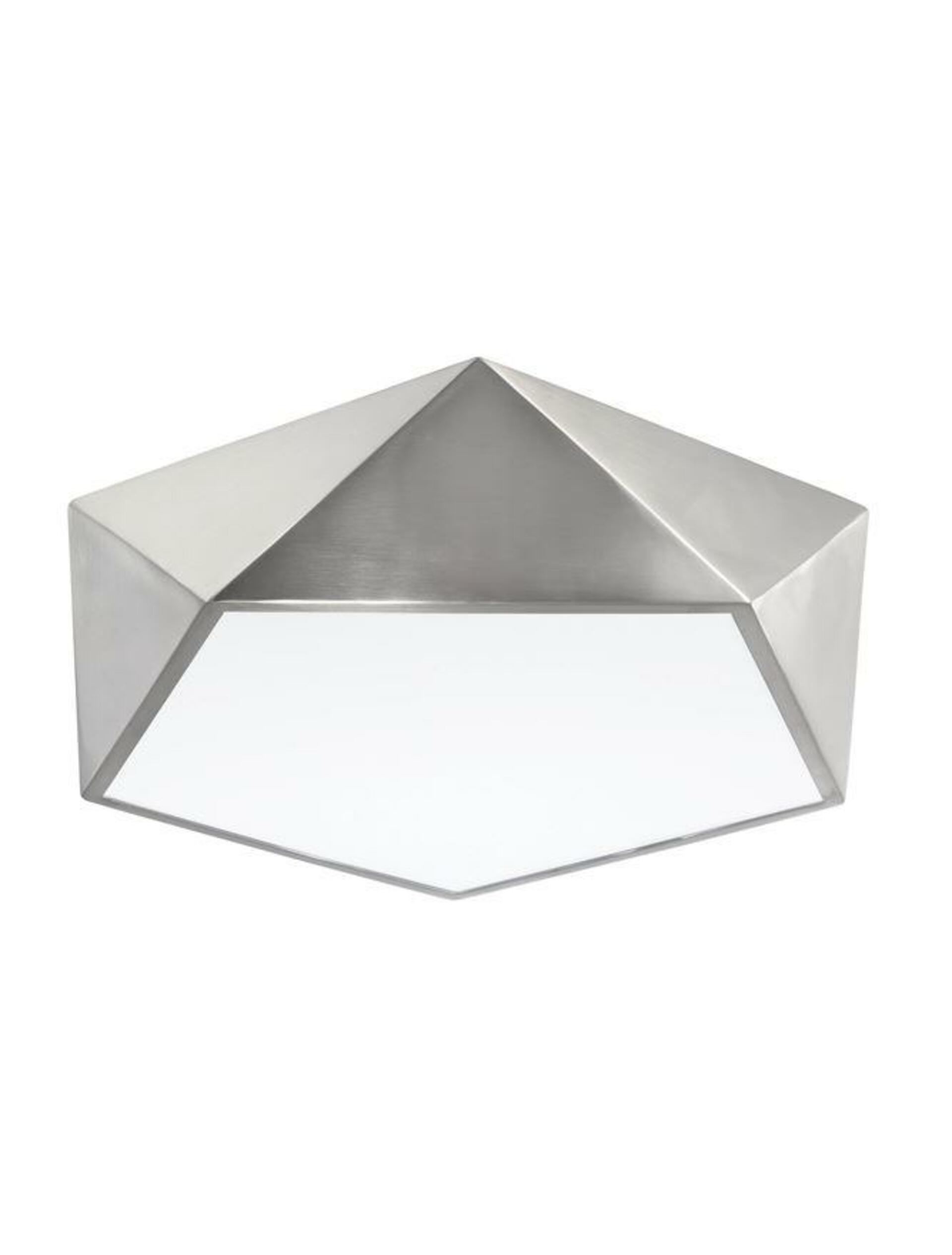 Nova Luce Kubisticky laděné stropní svítidlo Darius v různých barevných variantách - 400 x 100 mm, 4 x 10 W, stříbrná NV 8186204