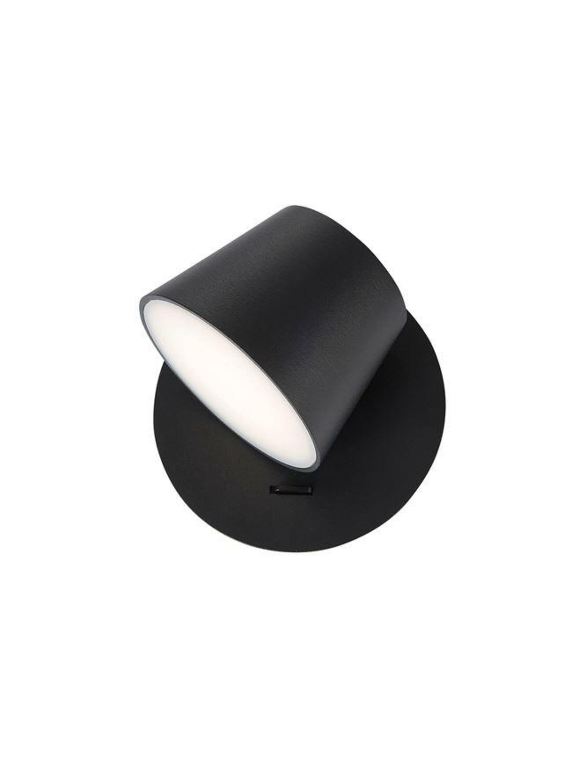 Nova Luce Vkusná a jednoduchá nástěnná LED lampička Amadeo - 6 W LED, černá NV 8223602