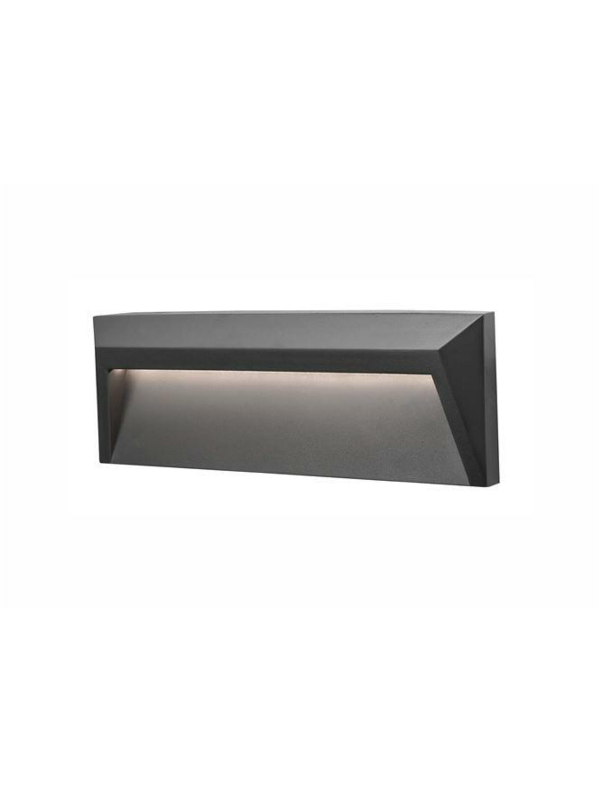 NOVA LUCE venkovní nástěnné svítidlo LUTON tmavě šedý ABS LED 1.6W 3000K IP65 100-220V vč. driveru 8403622