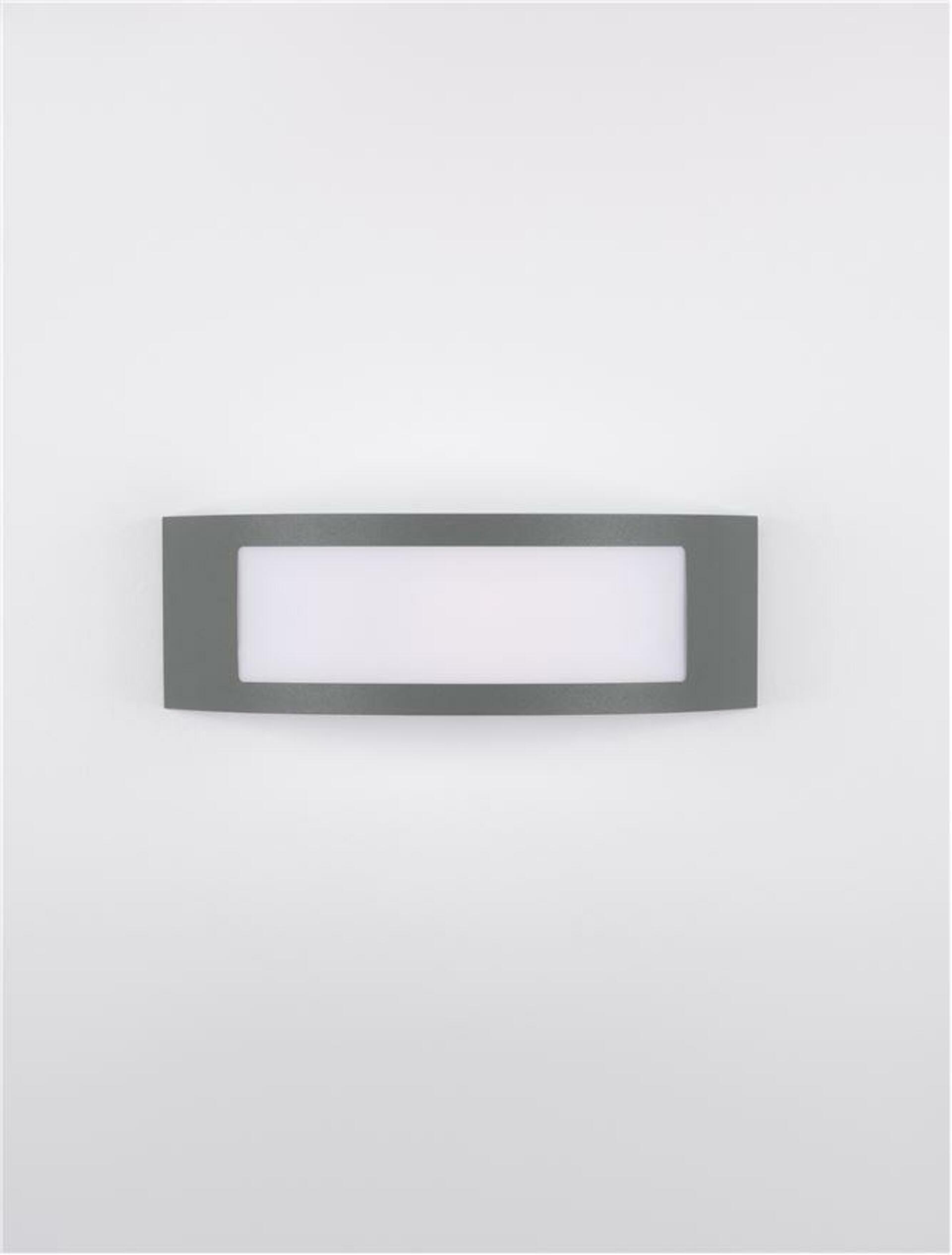 NOVA LUCE venkovní nástěnné svítidlo ZENITH tmavě šedý hliník akrylový difuzor proti oslnění E27 1x12W 220-240V bez žárovky IP44 9020933