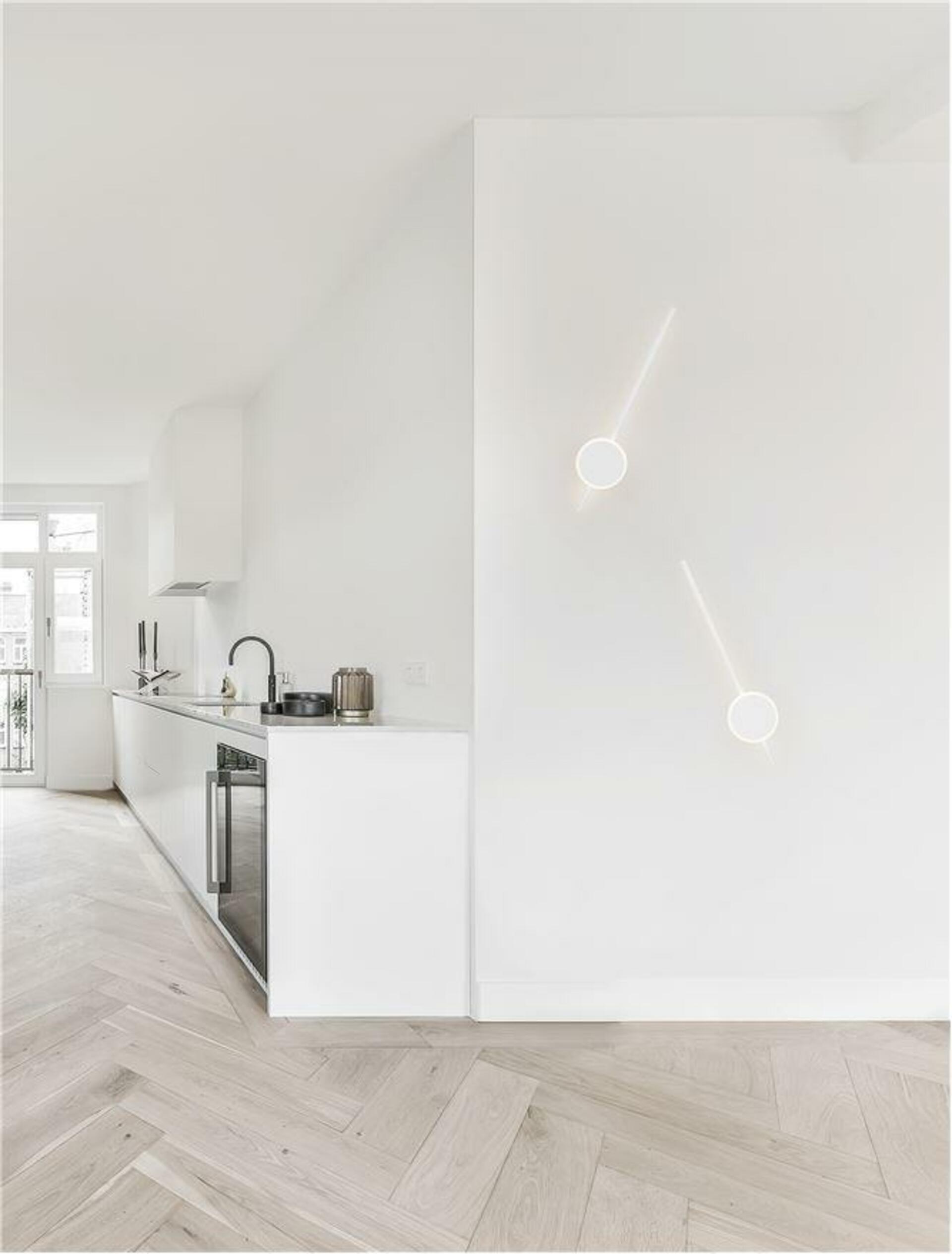 NOVA LUCE nástěnné svítidlo CLOCK LED bílý hliník 3000K 12+6W 9061426