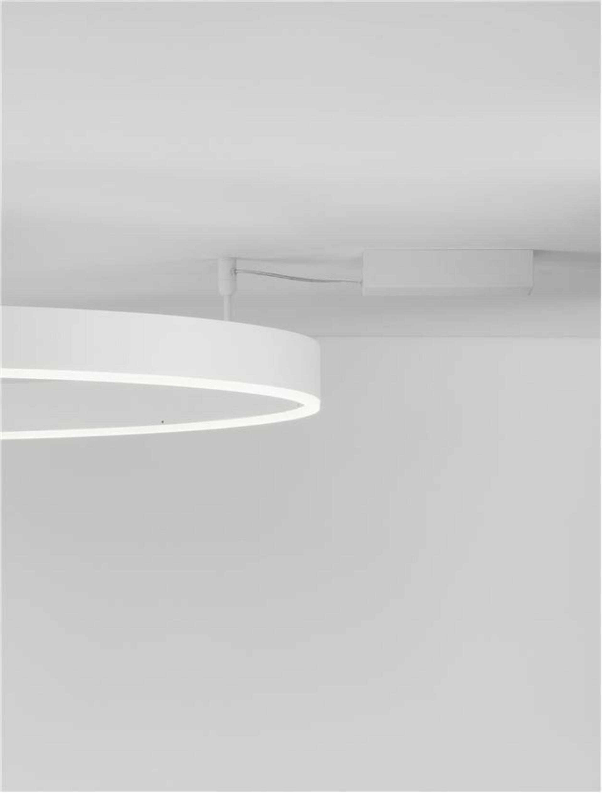 NOVA LUCE stropní svítidlo MOTIF LED stropní svítidlo bílý hliník 3000K 55W IP20 220-240V stmívatelné 9063608