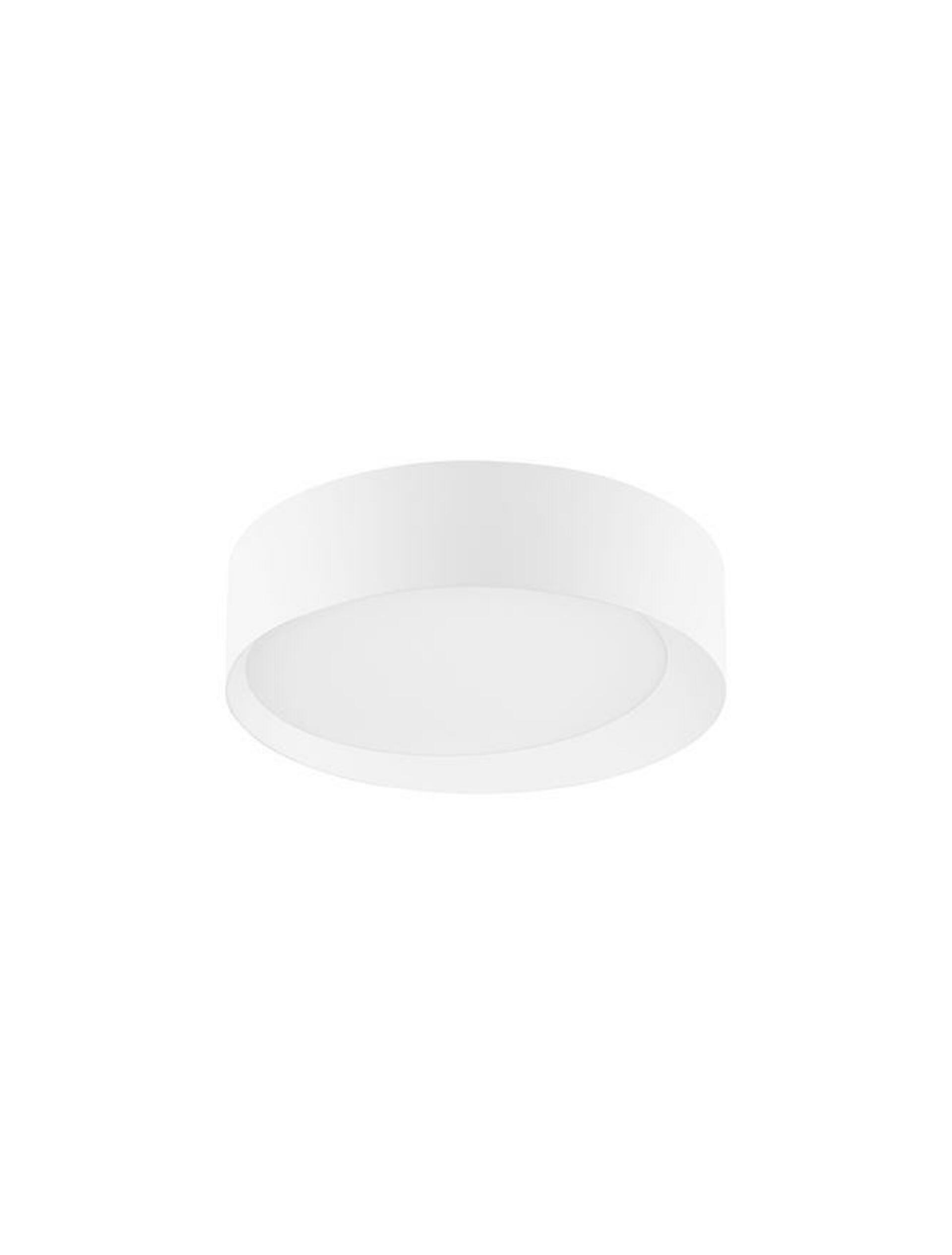 NOVA LUCE stropní svítidlo OBY bílý hliník a akryl LED 30W 230V 3000K IP20 stmívatelné 9085222