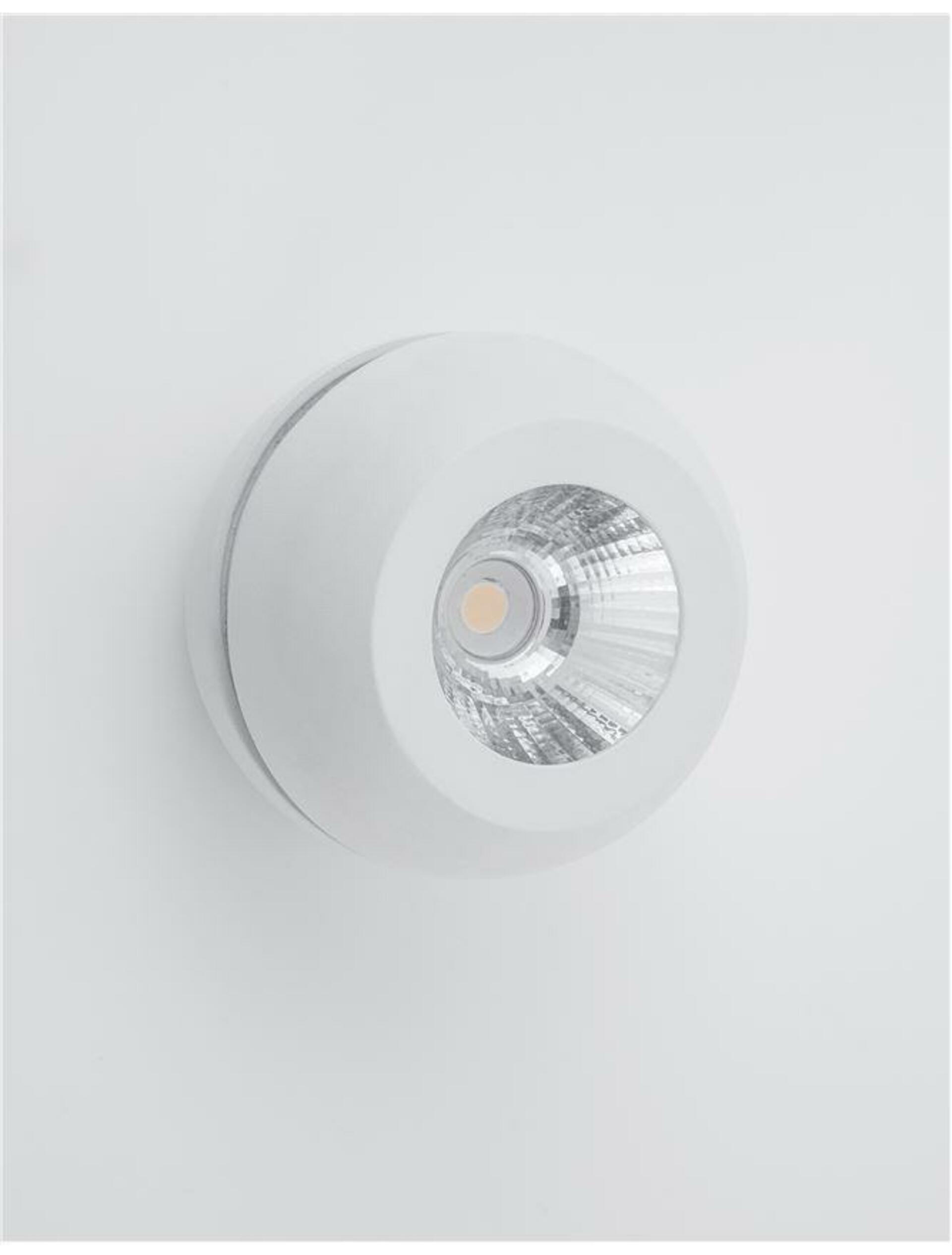 NOVA LUCE bodové svítidlo GON bílý hliník LED 5W 230V 3000K IP20 9105201