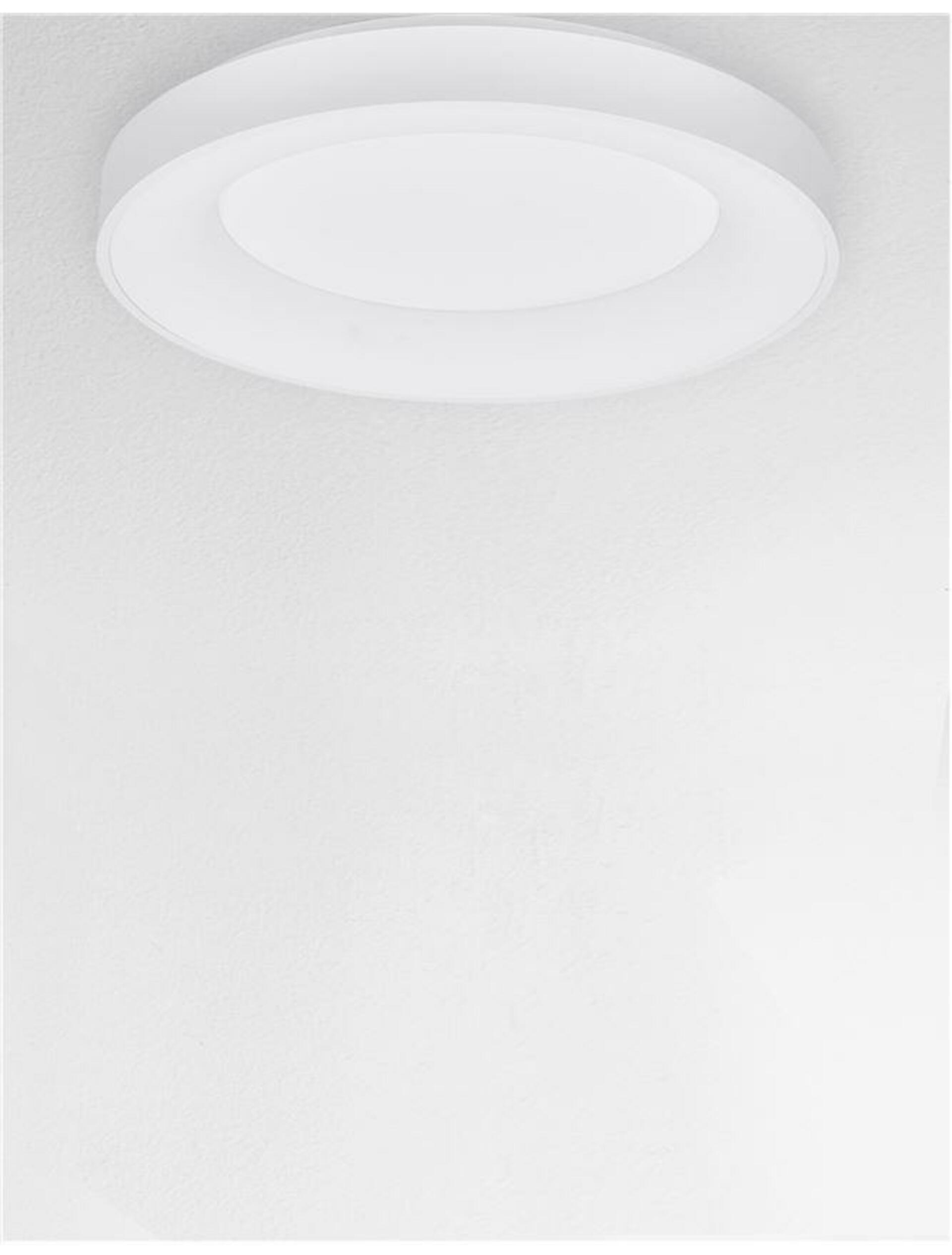 NOVA LUCE stropní svítidlo RANDO THIN bílý hliník a akryl LED 50W 230V 3000K IP20 stmívatelné 9353852