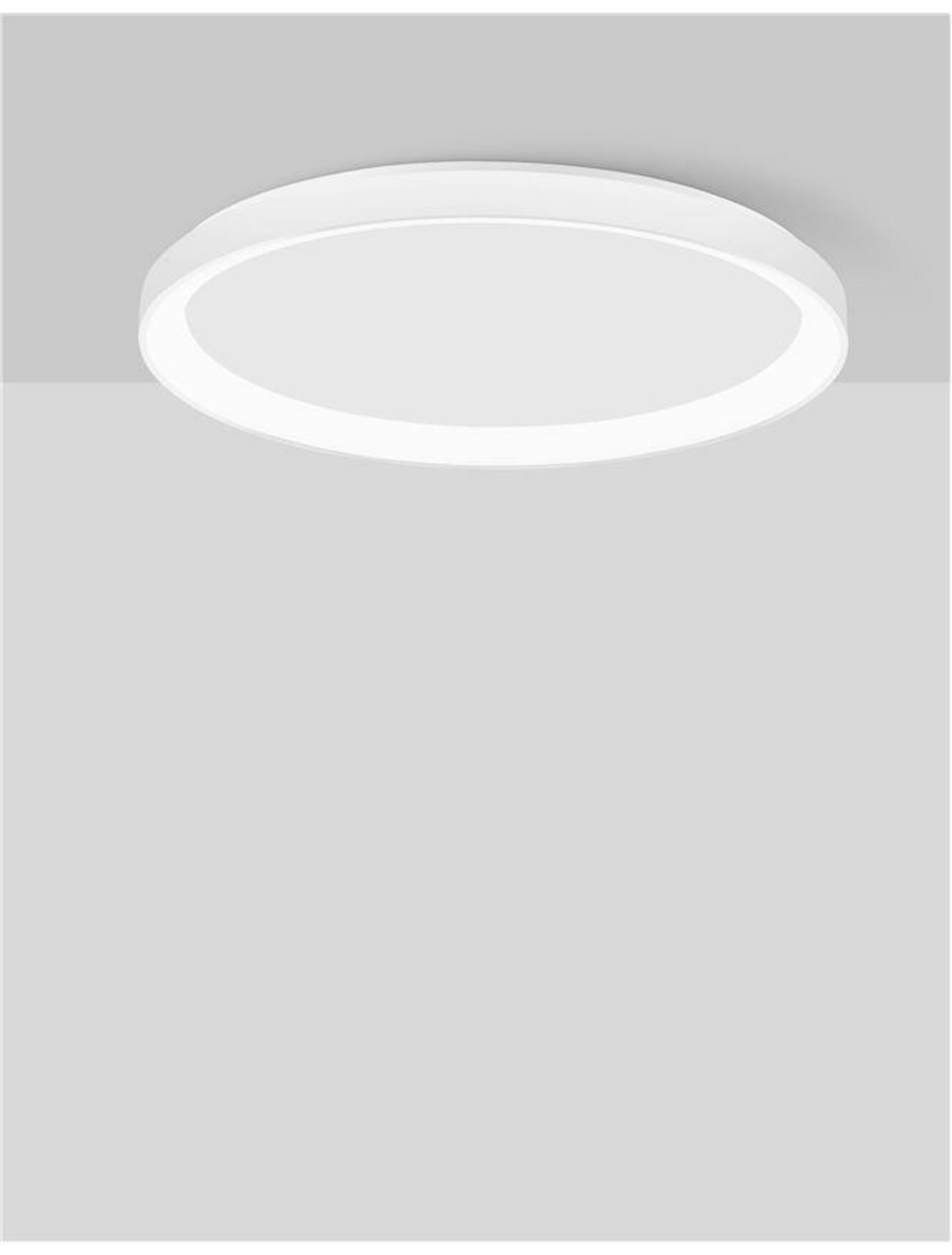 NOVA LUCE stropní svítidlo PERTINO černý hliník a akryl LED 48W 230V 3000K IP20 stmívatelné 9853675