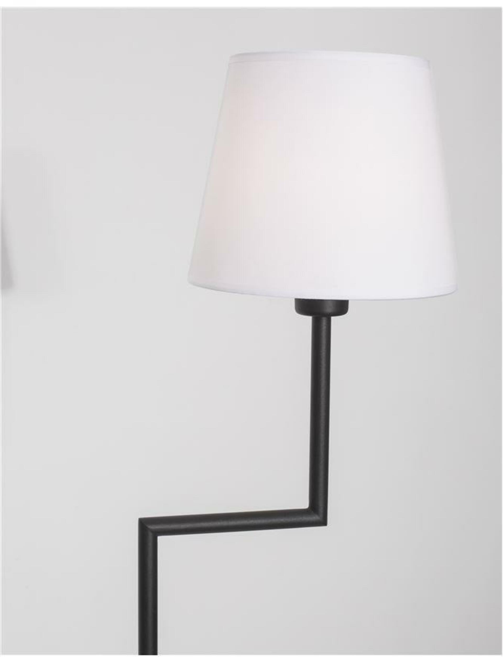 Levně NOVA LUCE stojací lampa SAVONA černý hliník E27 1x12W 230V IP20 bez žárovky 9919153