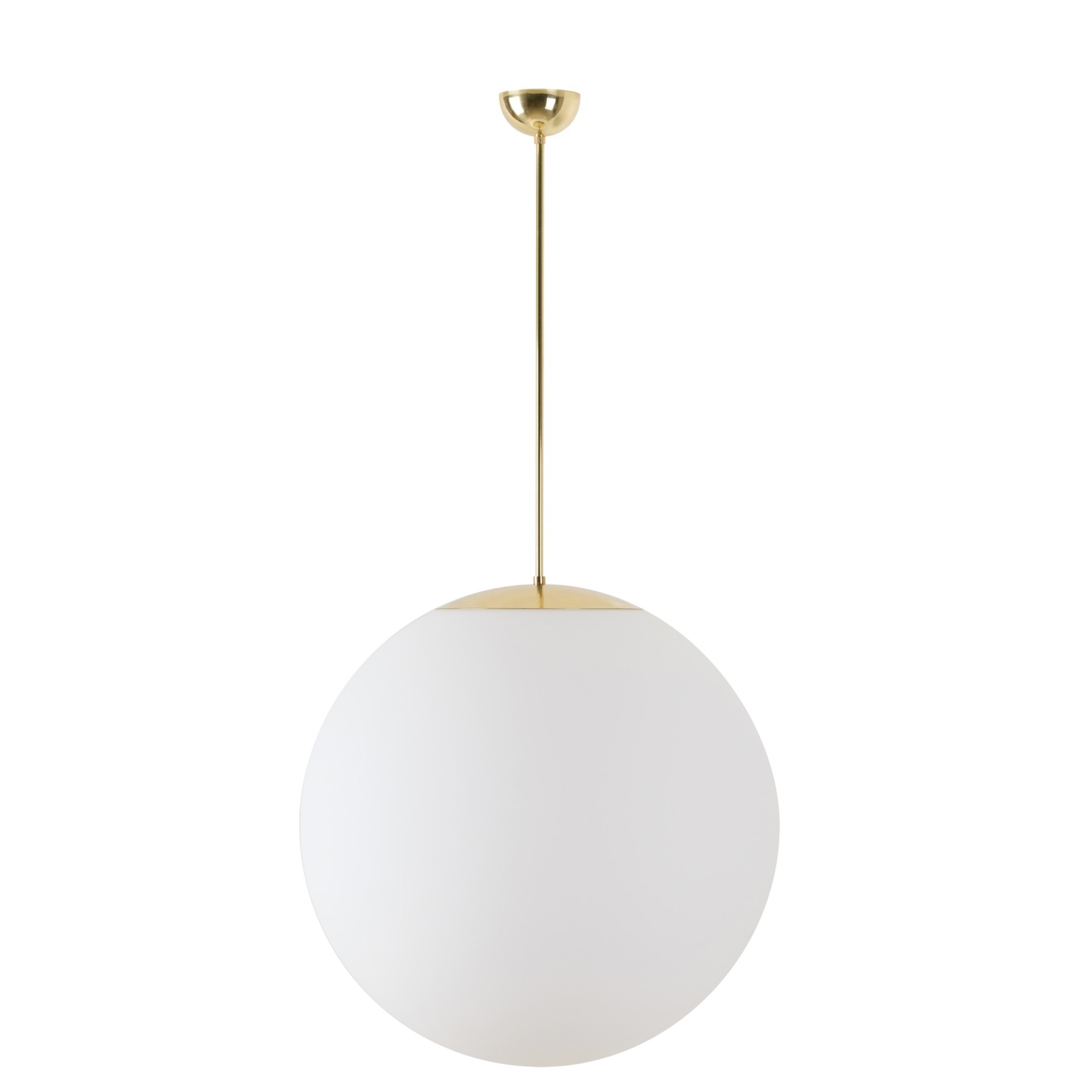 Levně OSMONT ADR60211 ADRIA P5 závěsné skleněné svítidlo mosaz leštěná / bílá IP40 3000 K 48W LED DALI