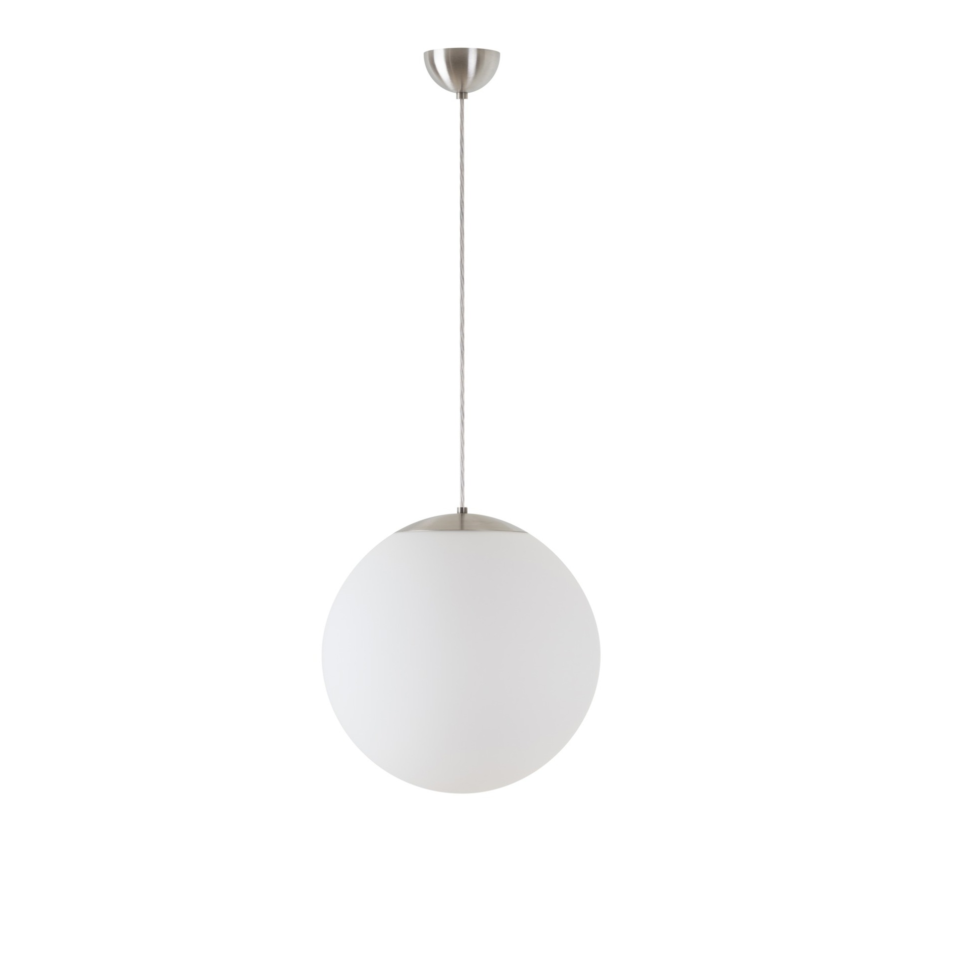Levně OSMONT ADR60352 ADRIA S3 závěsné skleněné svítidlo nerez broušená / bílá IP40 3000 K 27W LED DALI